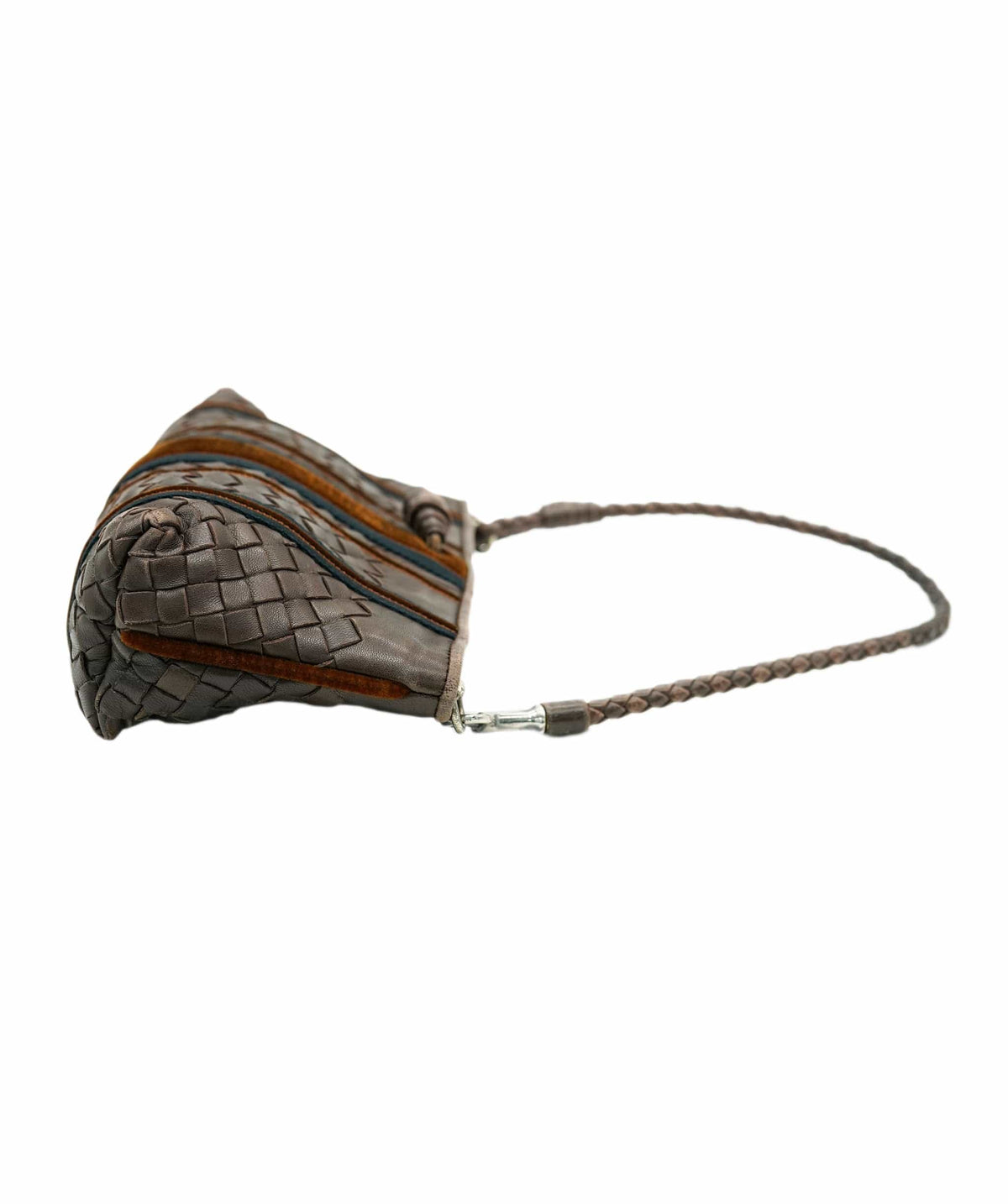 Bottega Veneta BOTTEGA VENETA INTRECCIATO Shoulder Bag Leather Brown Auth 63793 DBXS1665