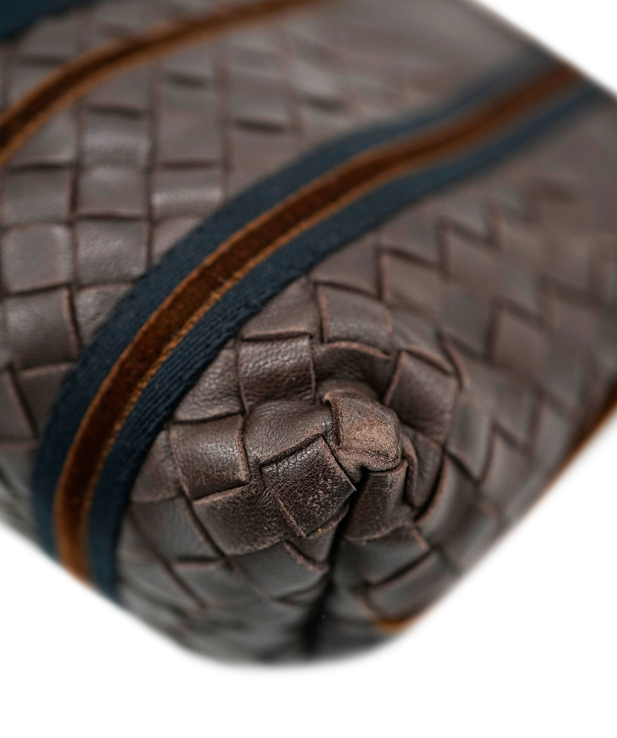Bottega Veneta BOTTEGA VENETA INTRECCIATO Shoulder Bag Leather Brown Auth 63793 DBXS1665