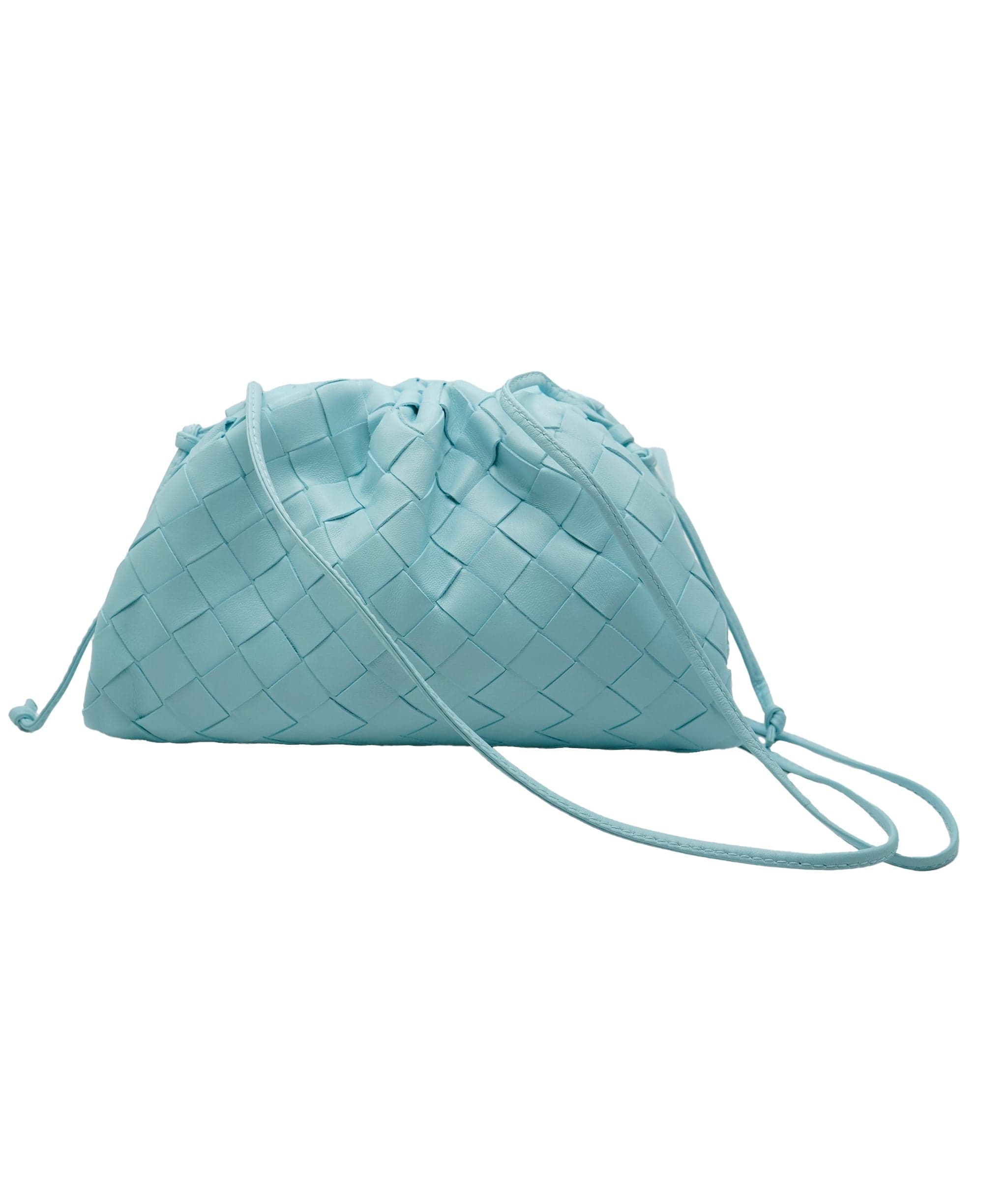 Bottega Veneta Bottega Veneta mini Pouch Baby Blue  ASC5085