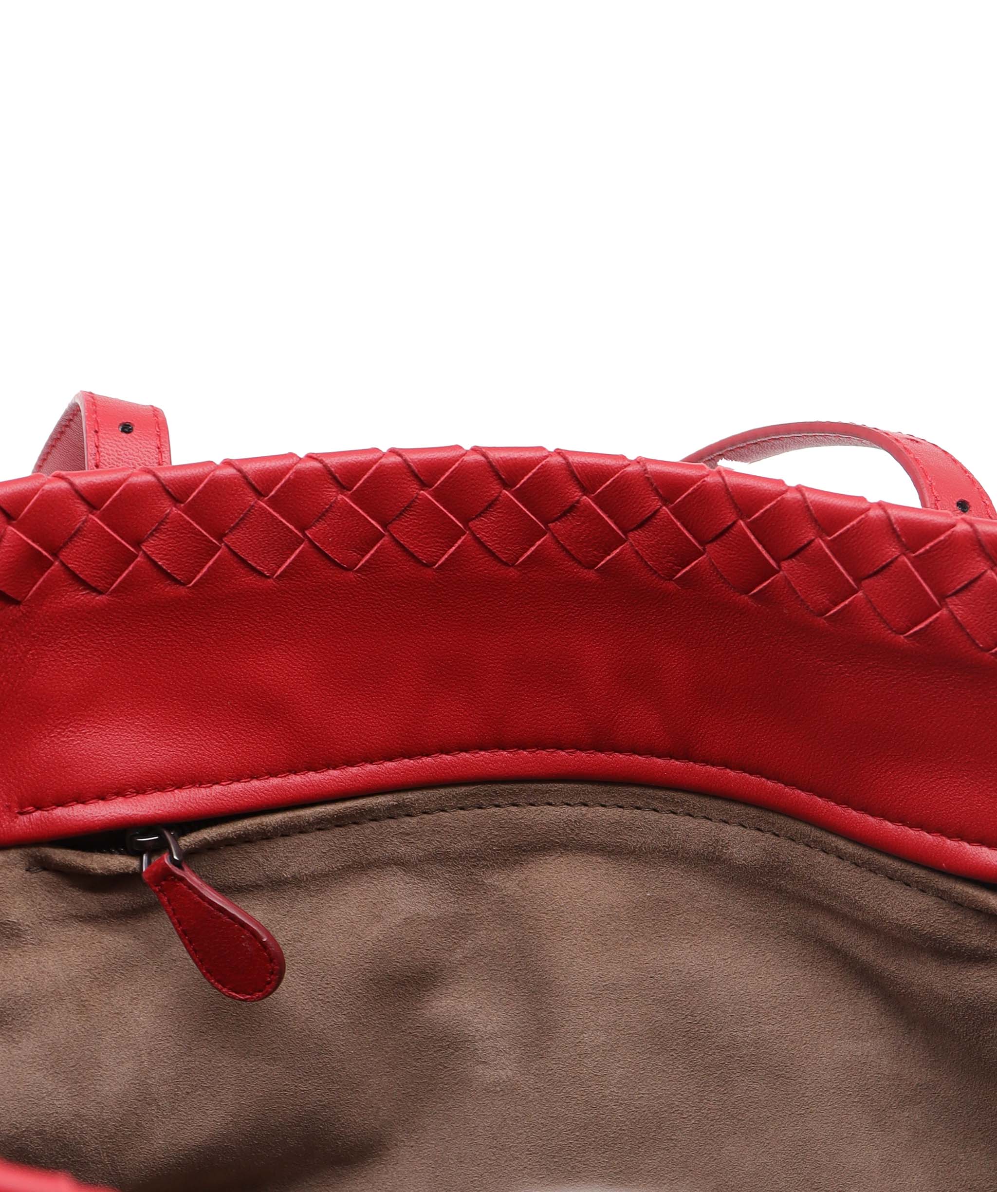 Bottega Veneta BOTTEGAVENETA INTRECCIATO Shoulder Bag Red WS8493 DXBS1425
