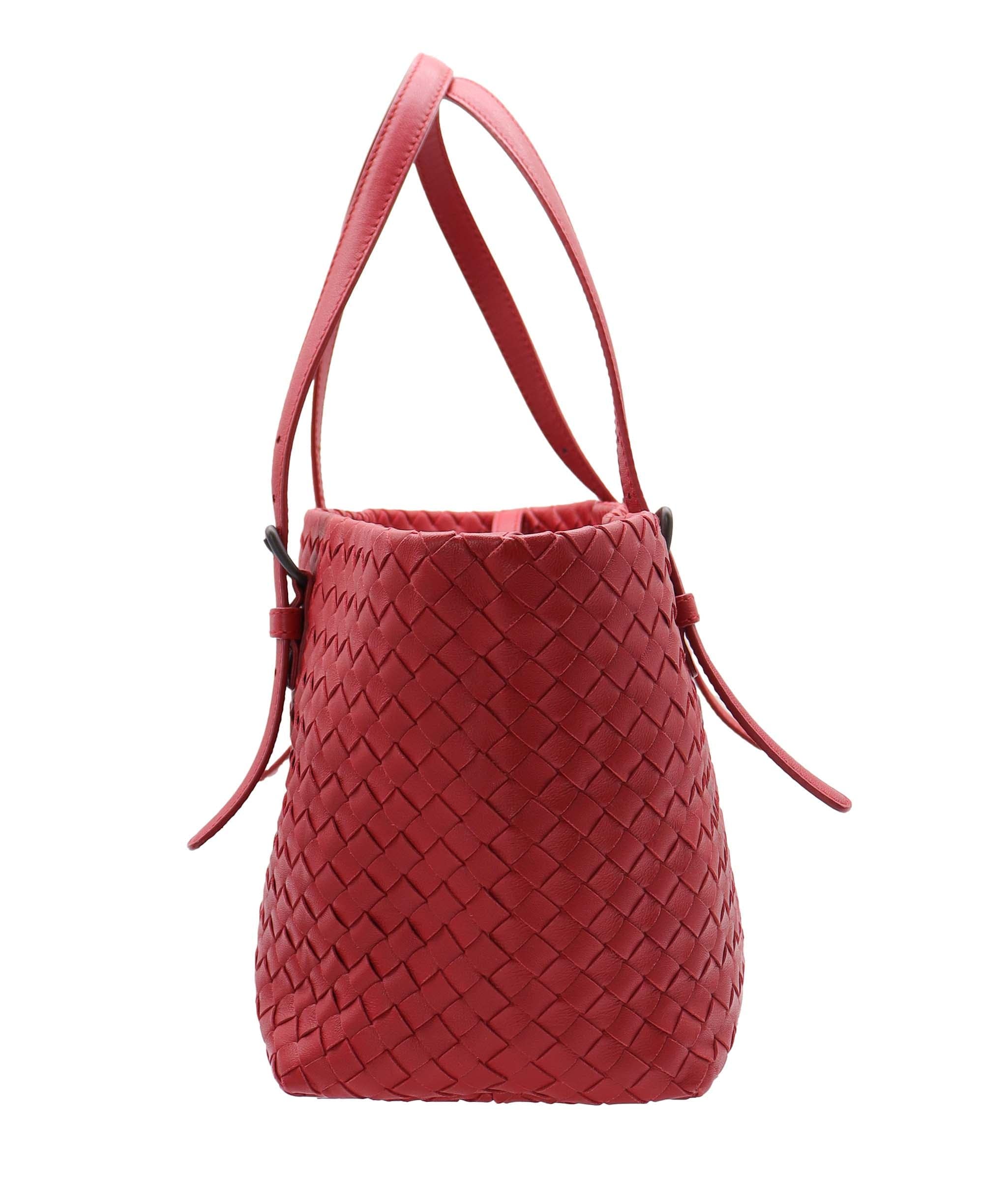 Bottega Veneta BOTTEGAVENETA INTRECCIATO Shoulder Bag Red WS8493 DXBS1425