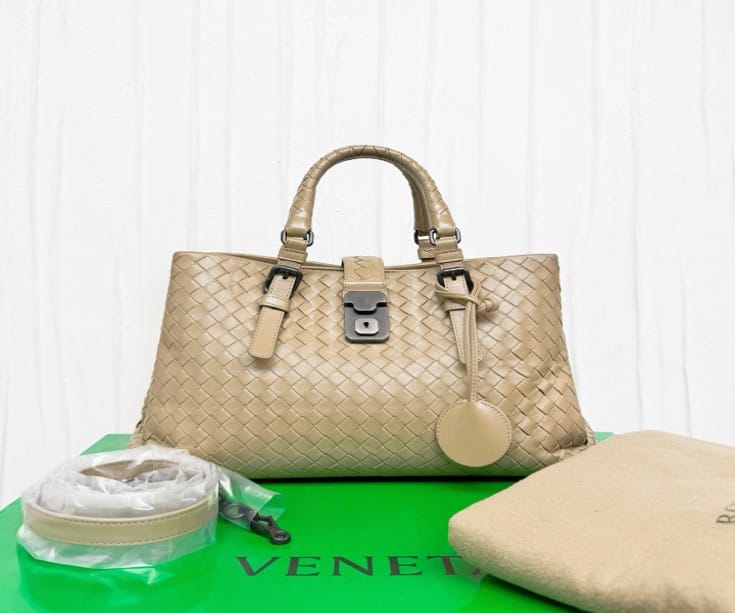 Bottega Veneta BV milk tea colored Roman handbag/shoulder bag 33 22173438