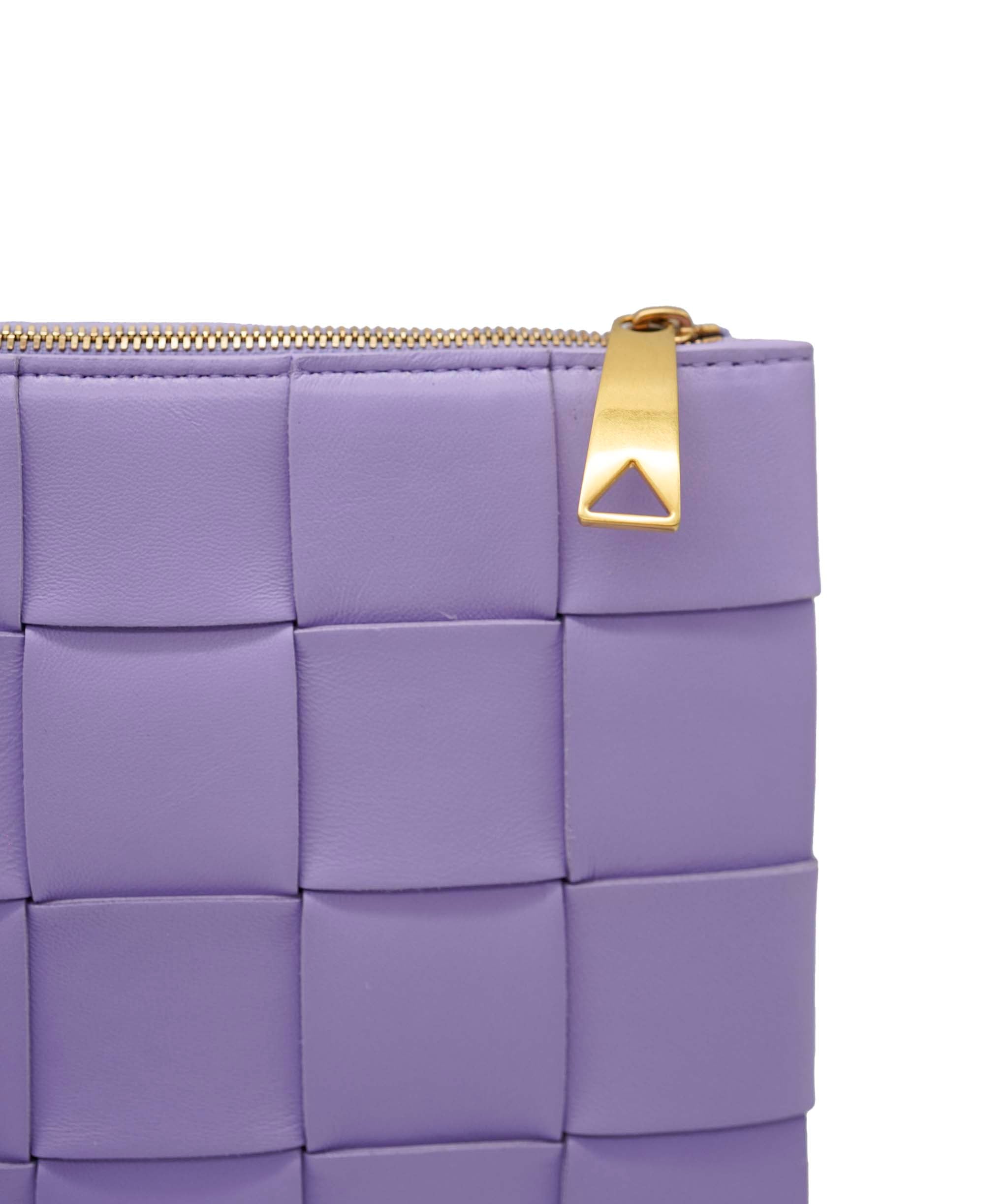 Bottega Veneta Medium Cassette Flat Pouch Lilac AGC2133