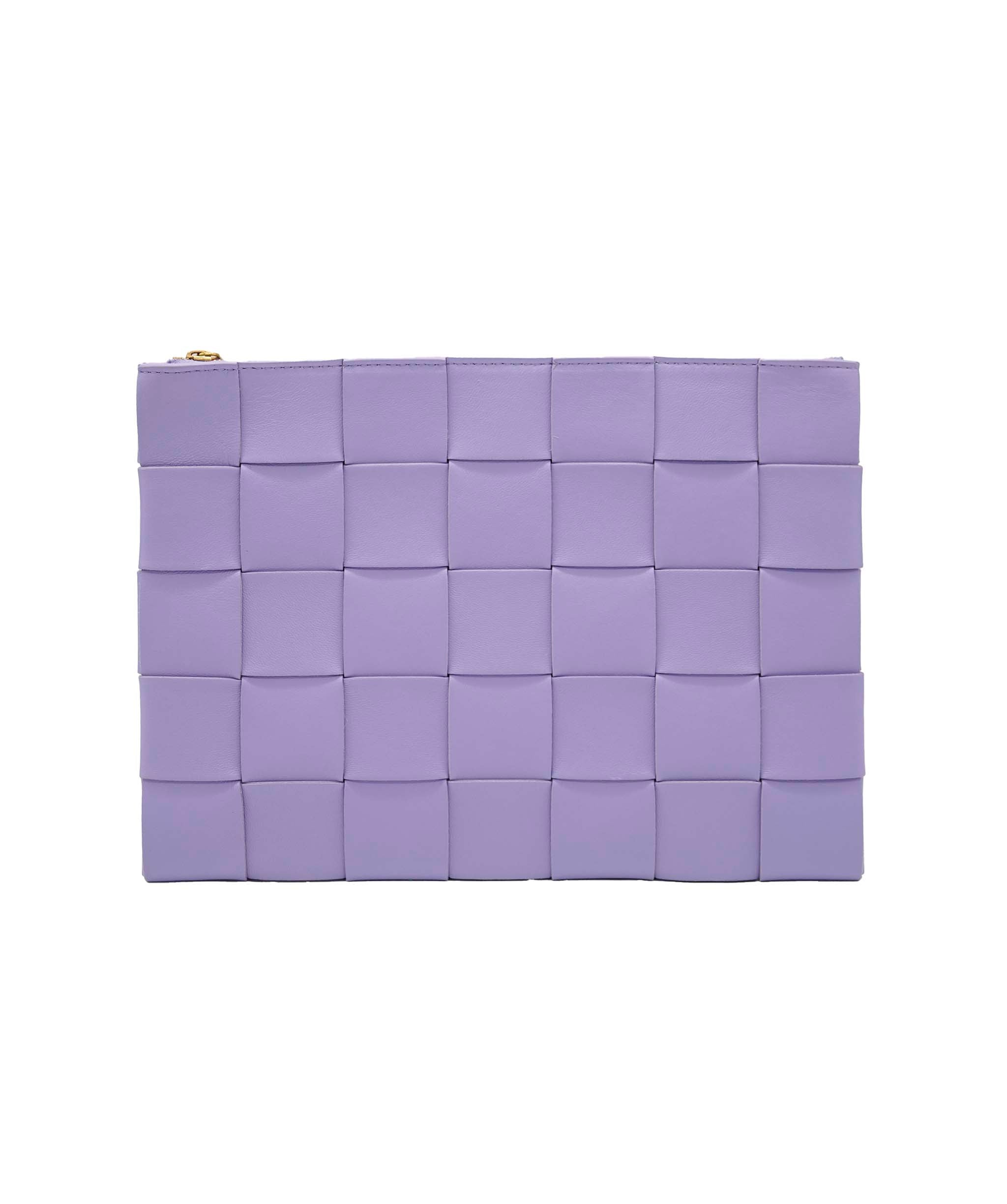 Bottega Veneta Medium Cassette Flat Pouch Lilac AGC2133
