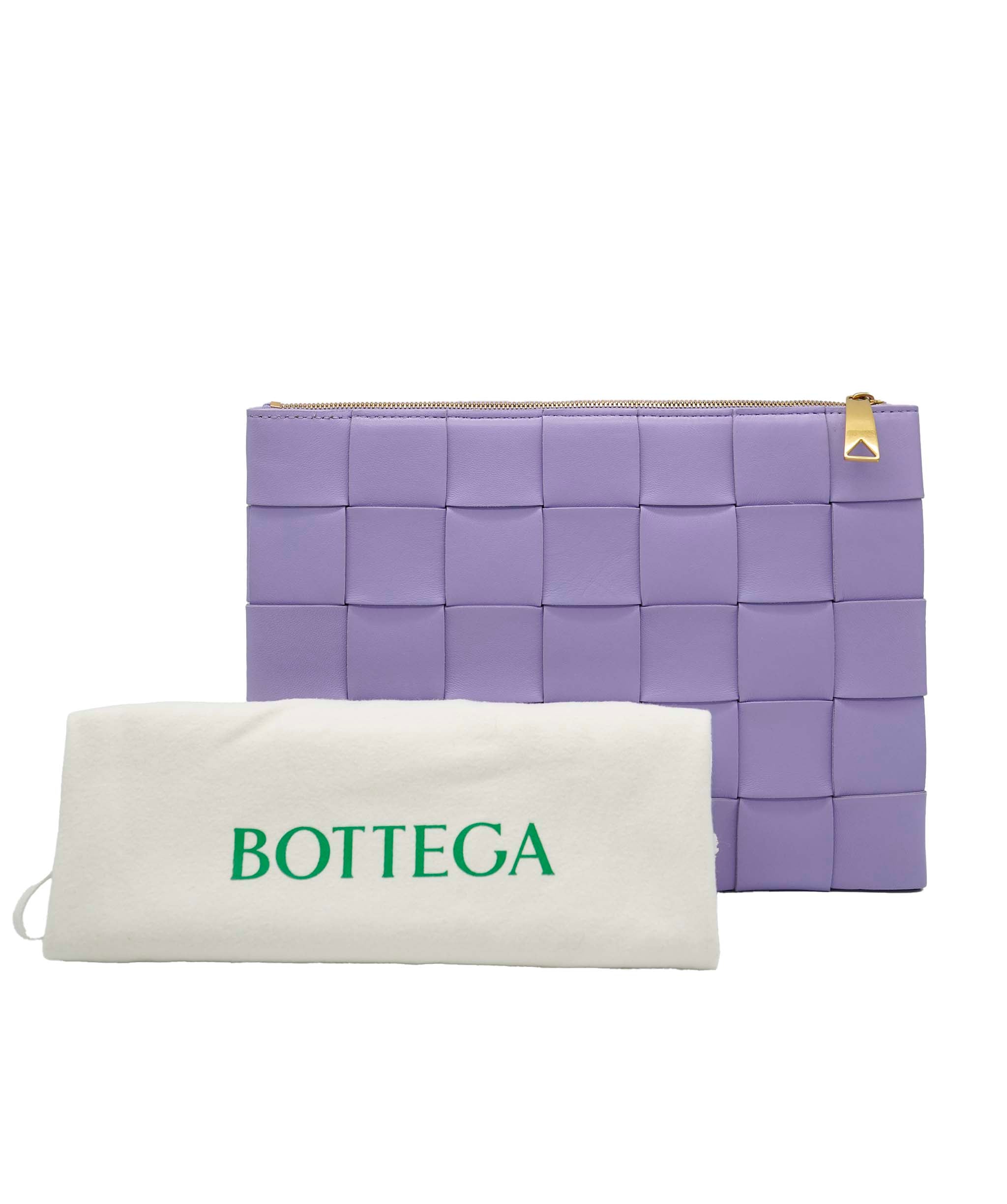 Bottega Veneta Medium Cassette Flat Pouch Lilac AGC2133