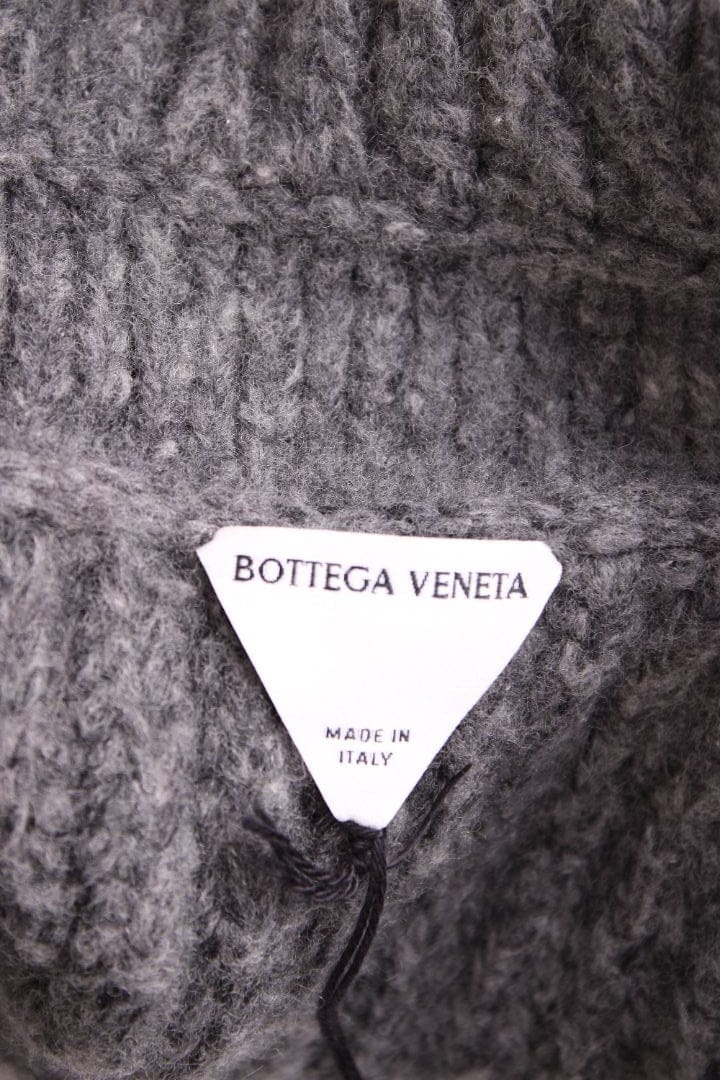 Bottega Venetta Bottega Venetta Long Knitted Coat Grey