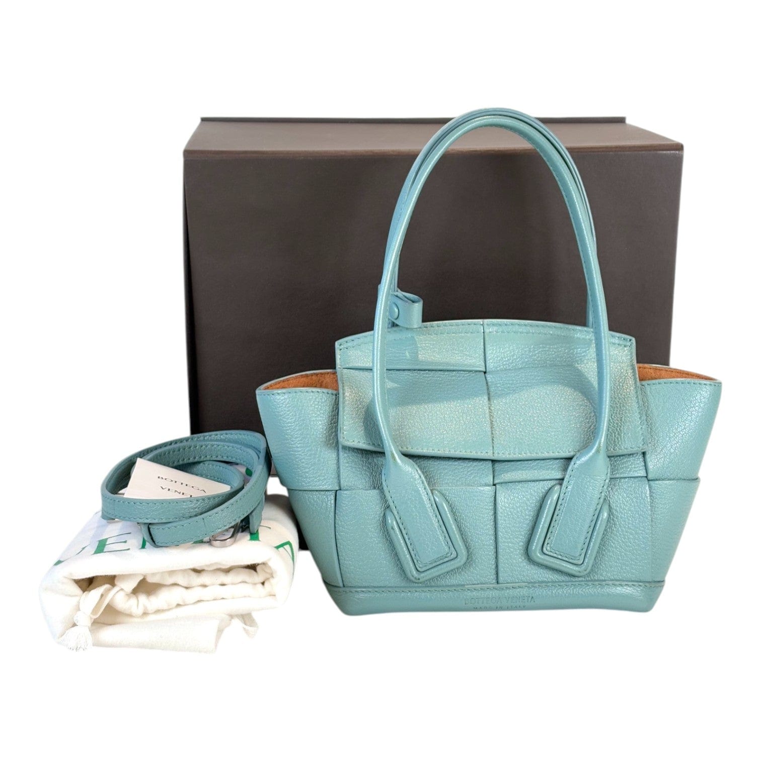 Bottega Venetta Bottega Veneta Arco Mini Green Bag