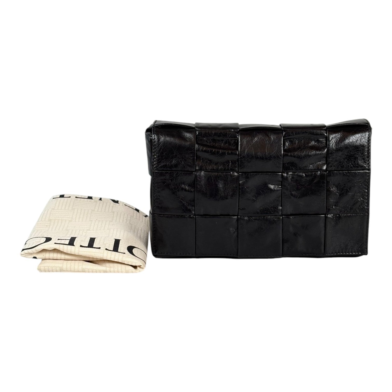 Bottega Venetta Bottega Veneta Cassette Classic 23cm Black Bag