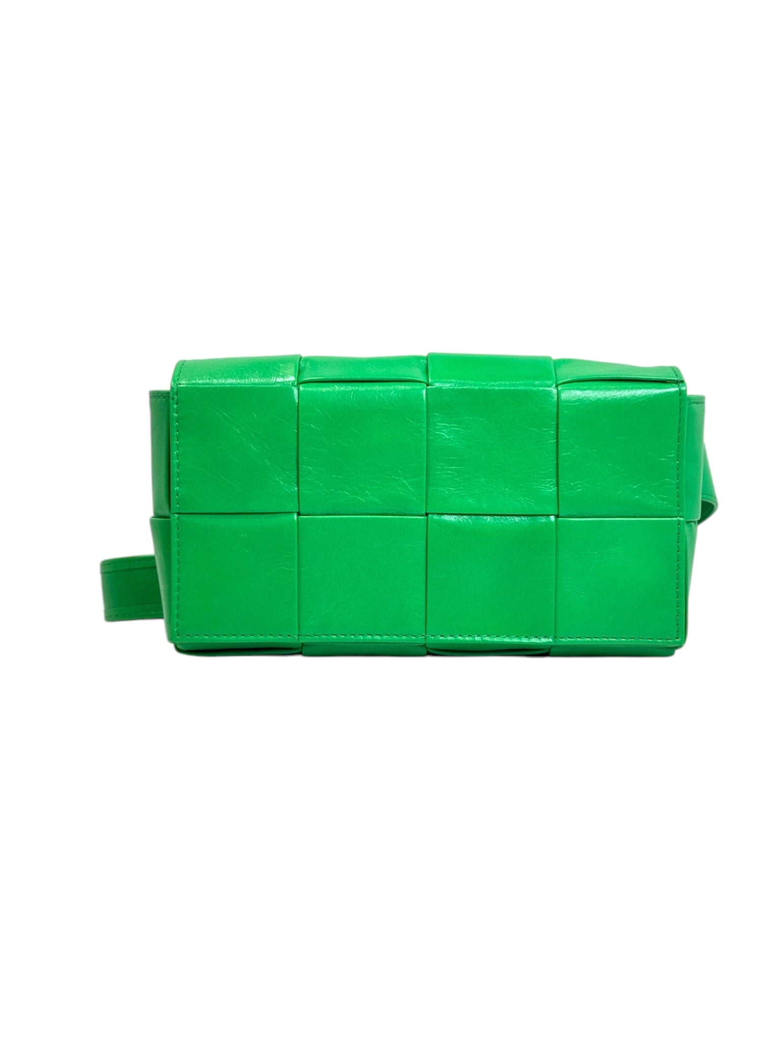 Bottega Venetta Bottega Veneta Cassette Mini Green Belt Bag