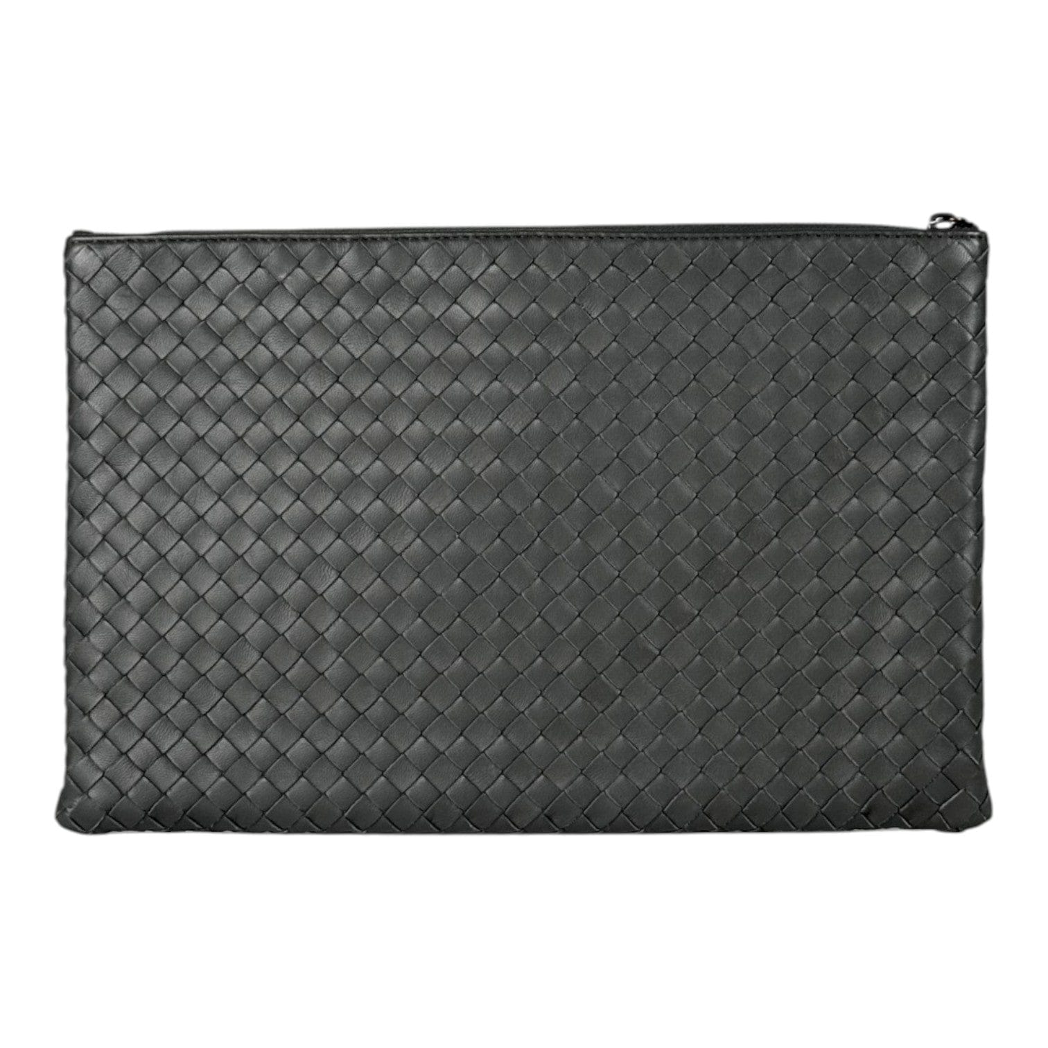 Bottega Venetta Bottega Veneta Grey Leather Clutch