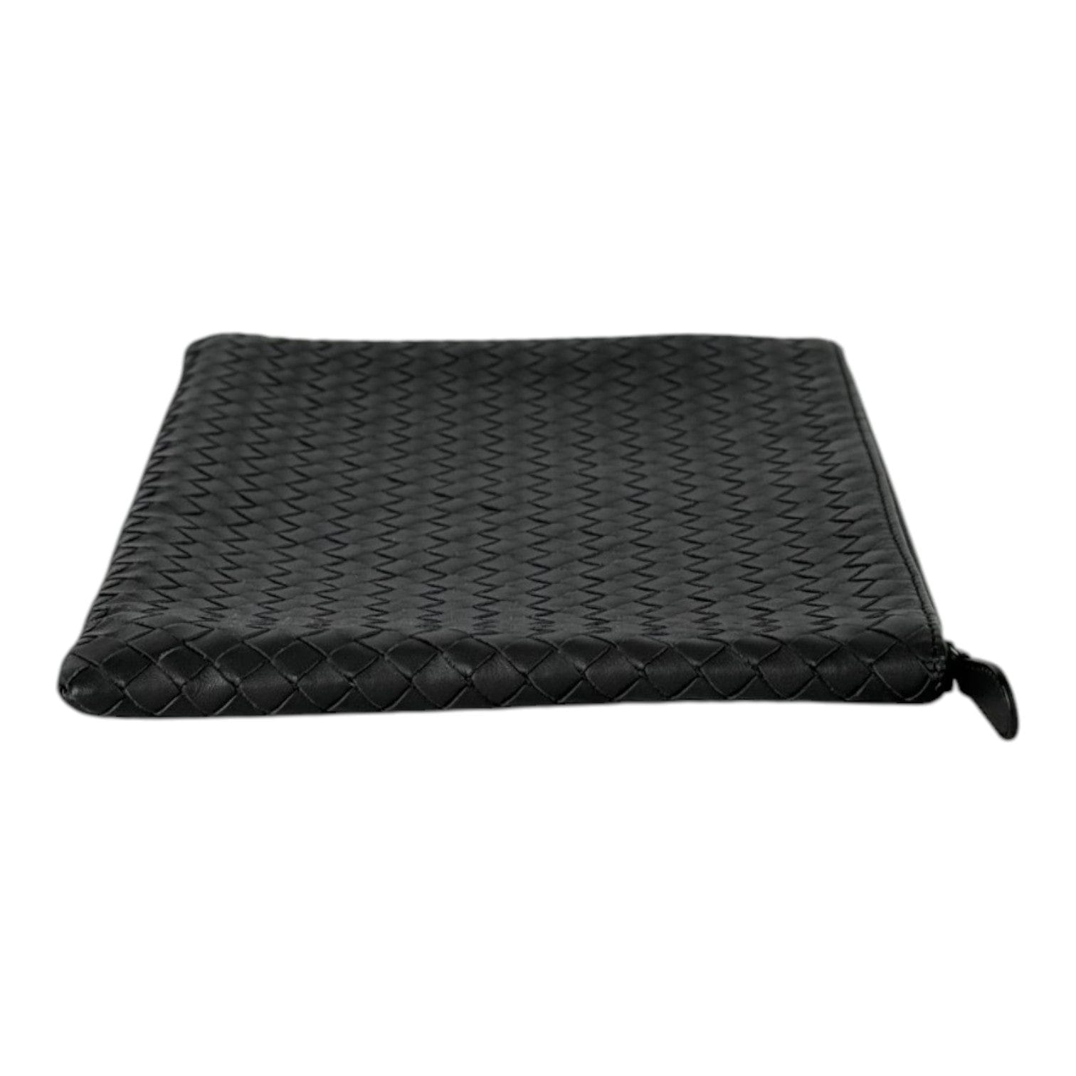Bottega Venetta Bottega Veneta Grey Leather Clutch