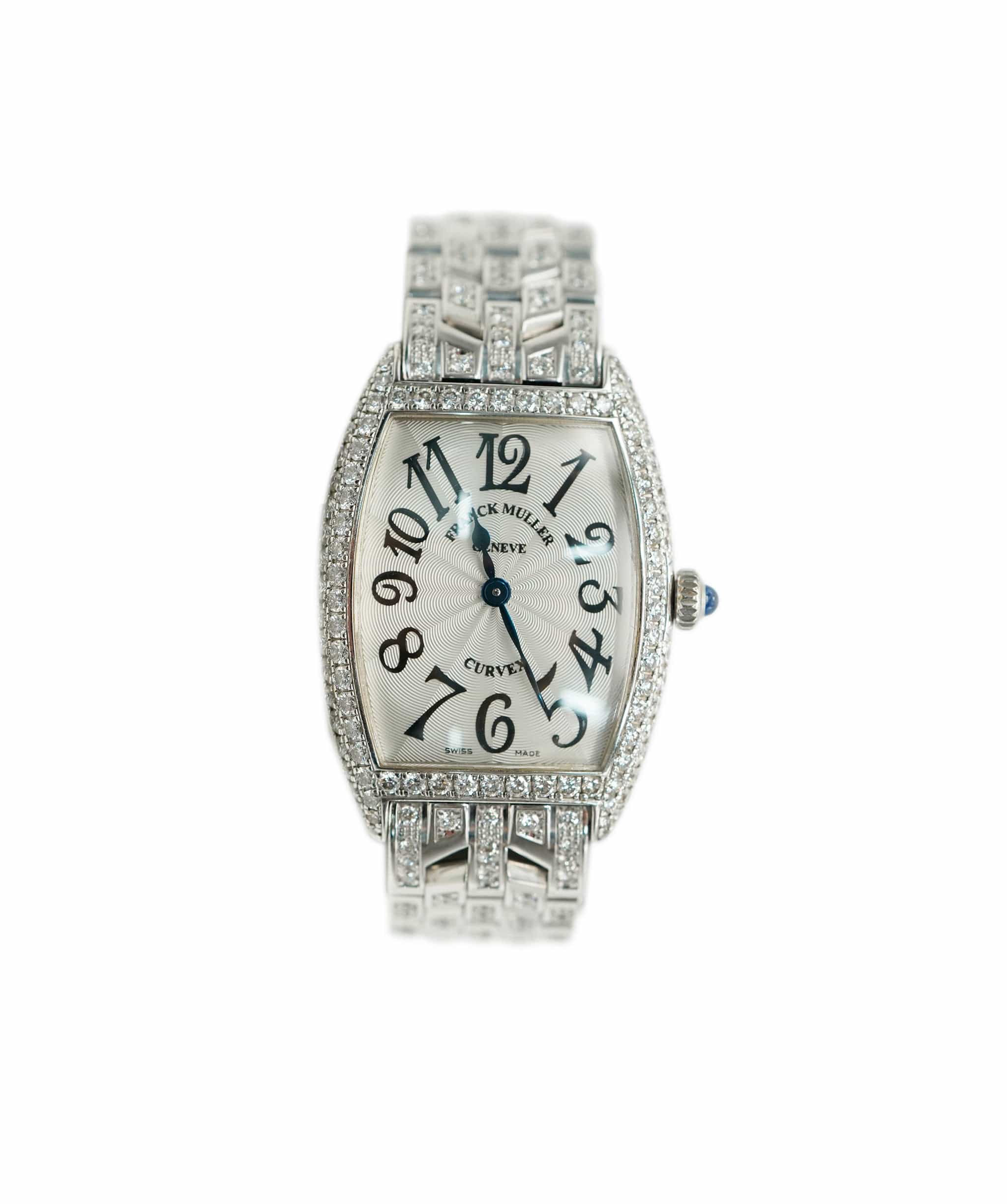 Brand Name Franck muller cintree curvex diamond watch  - AJC0698
