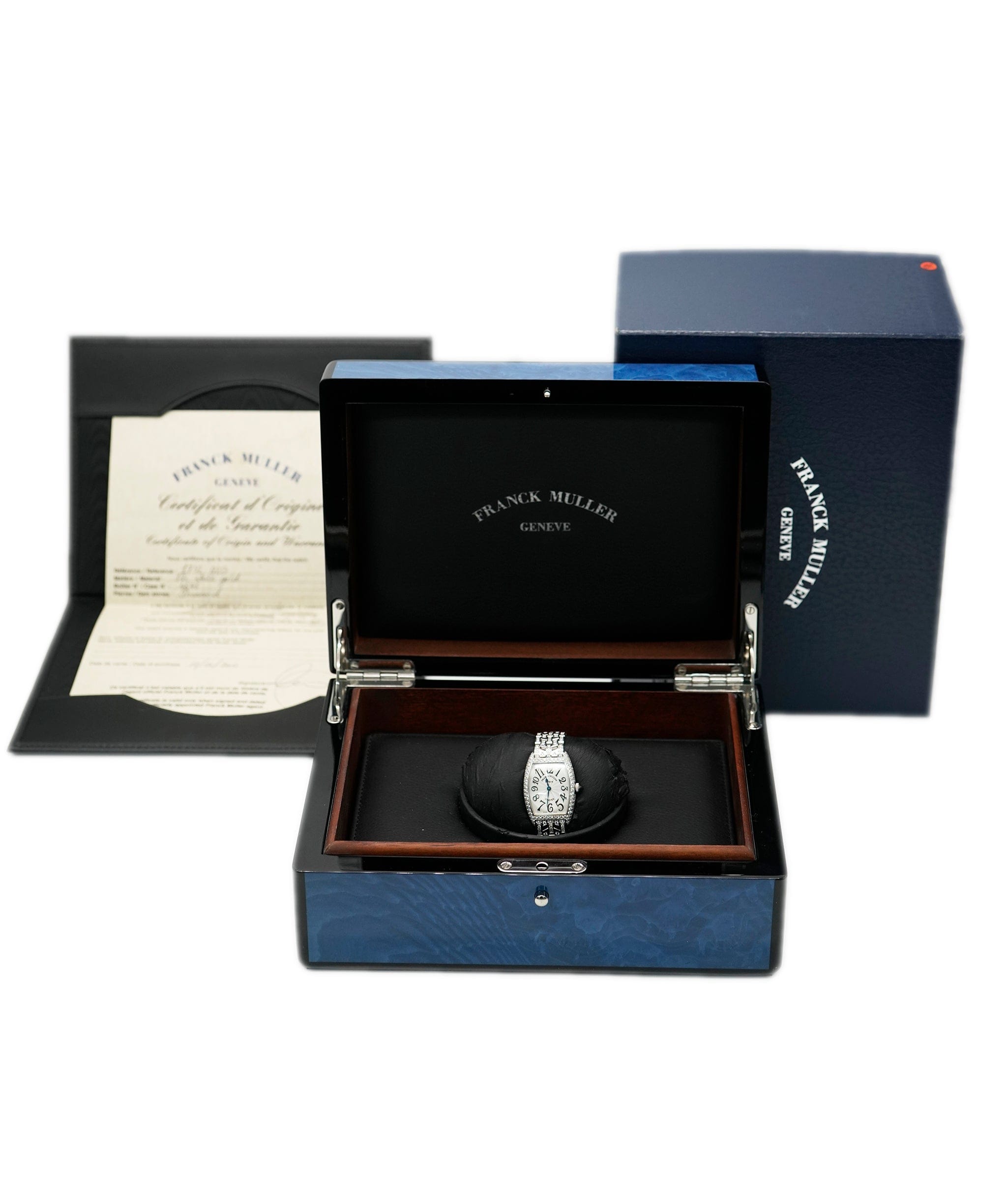 Brand Name Franck muller cintree curvex diamond watch  - AJC0698