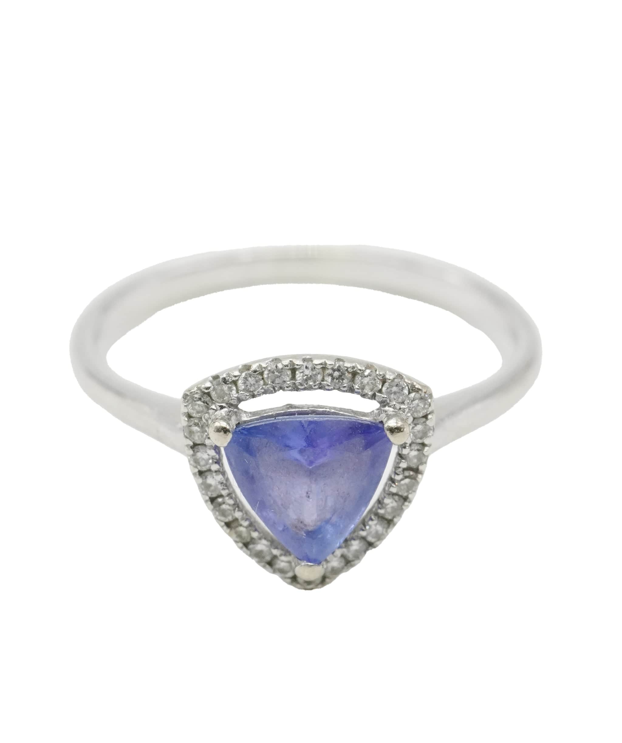 Brand Name Tanzanite & Diamond Ring  AGC1666