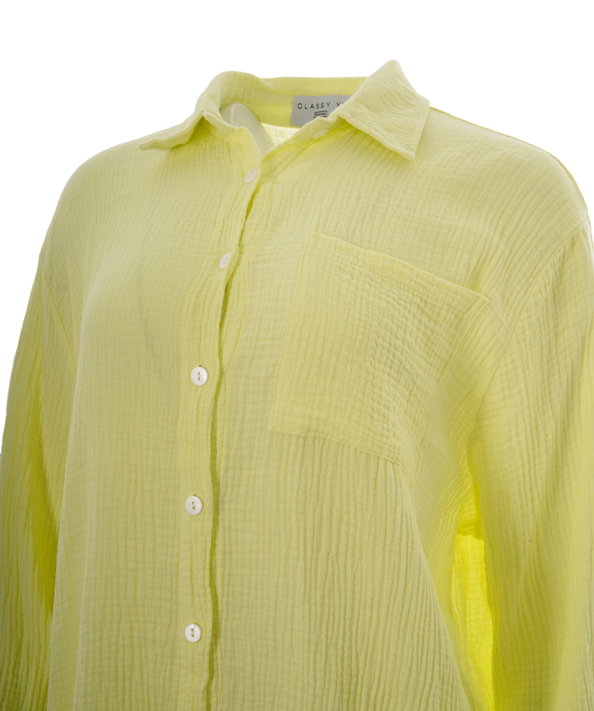 Brand Name Linen Green Neon Suit (Top+Trousers) AVC2022