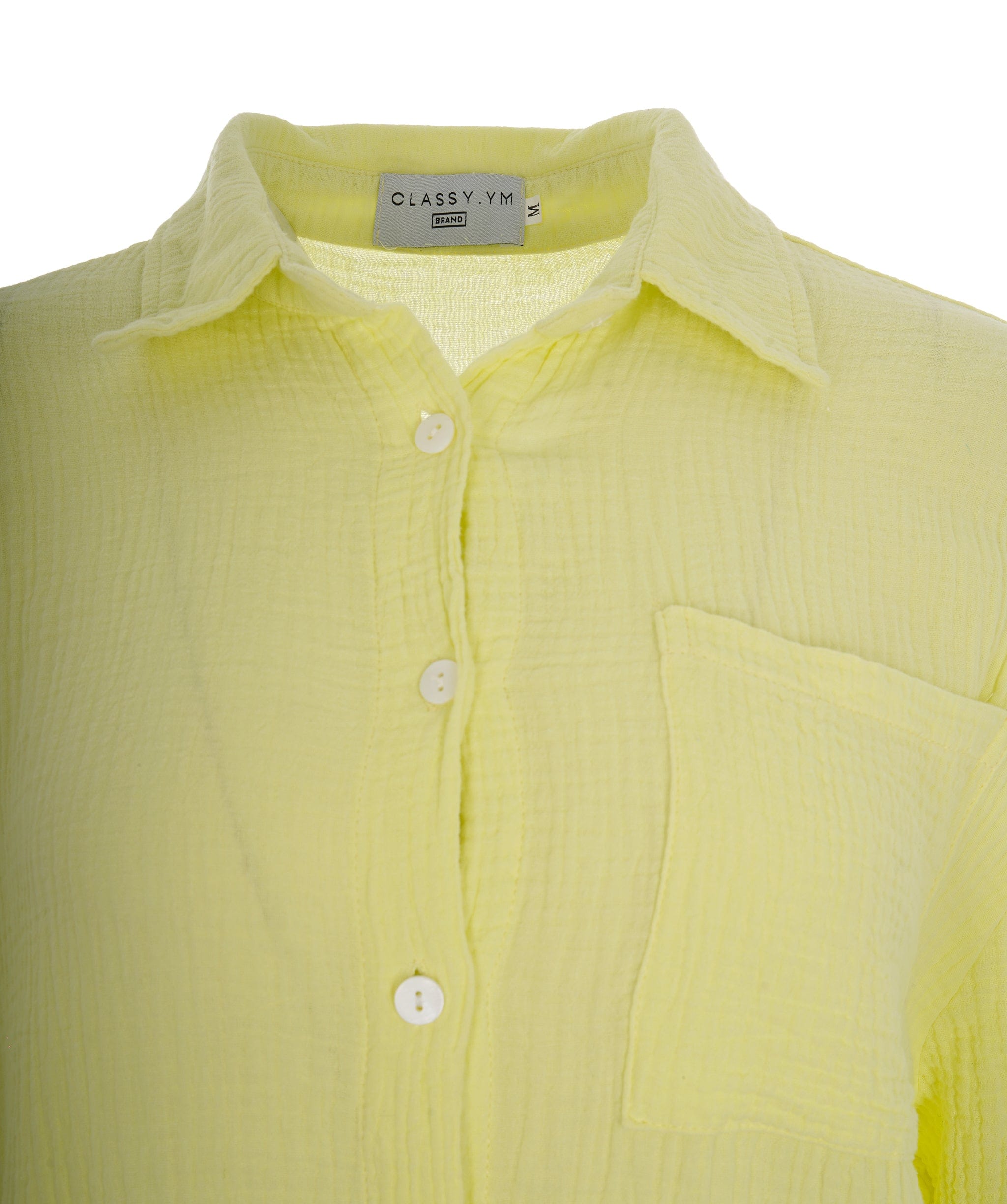 Brand Name Linen Green Neon Suit (Top+Trousers) AVC2022