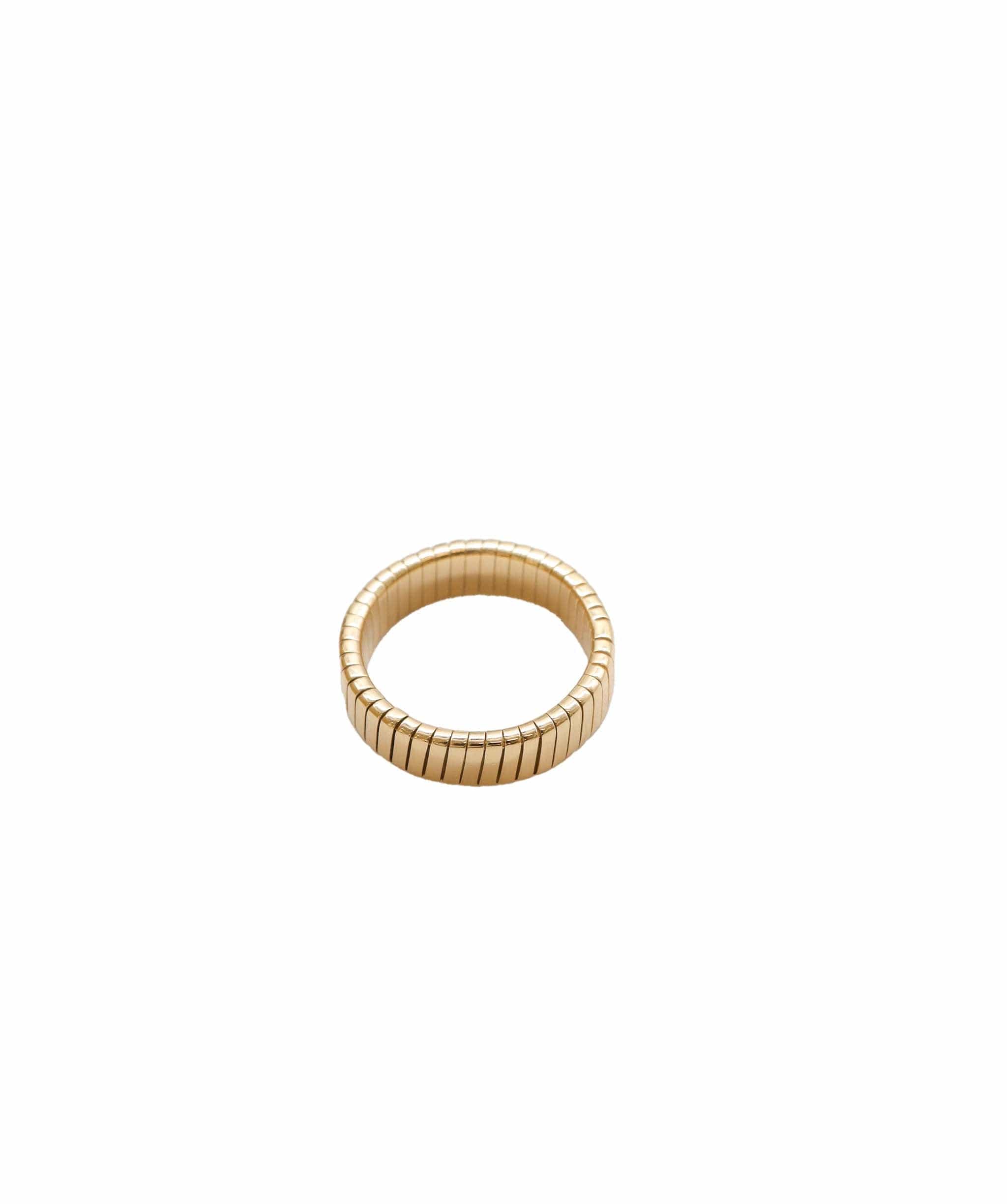 Bulgari Bulgari Ring Yellow Gold Tubogas Ring- DXBS1103