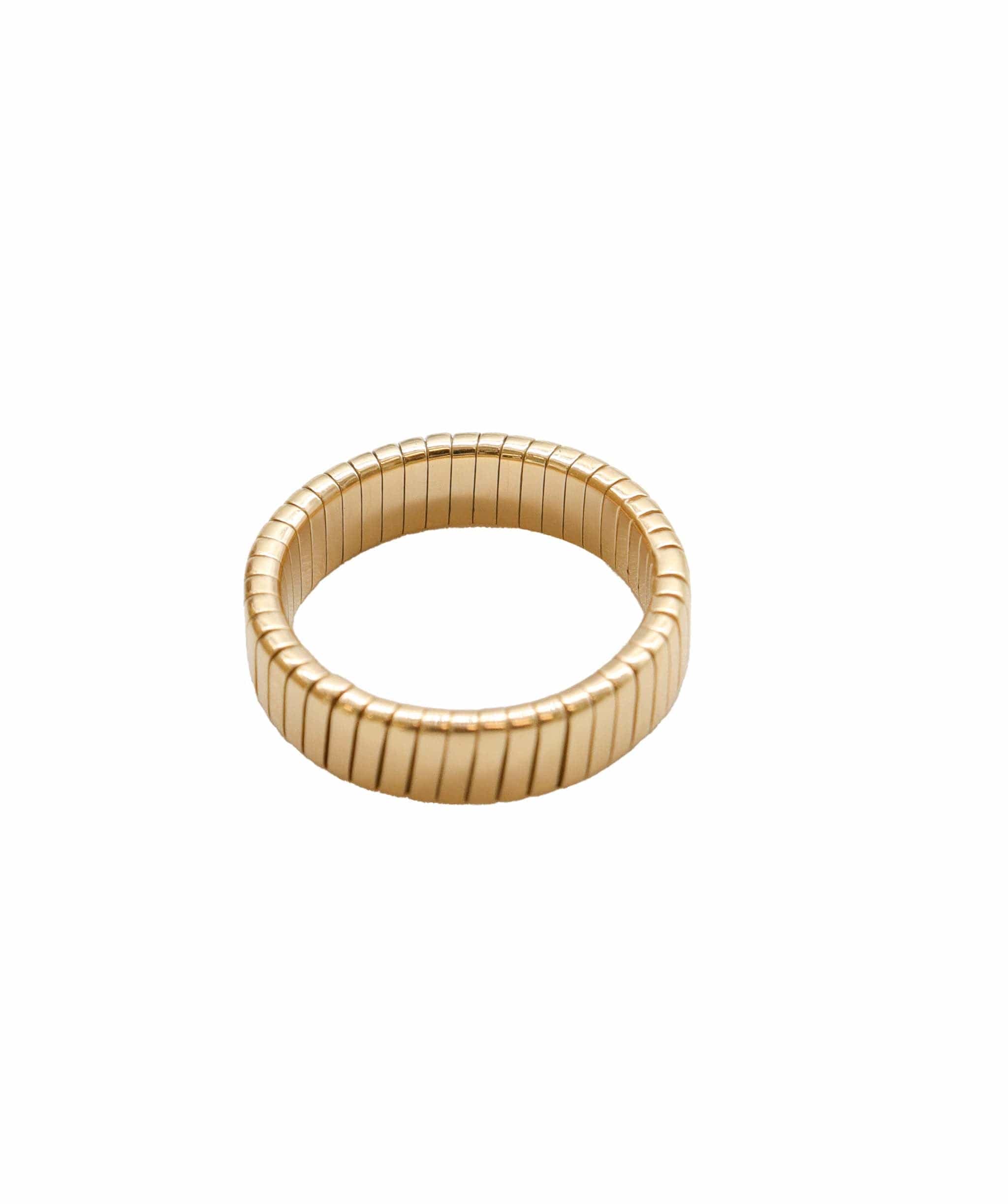 Bulgari Bulgari Ring Yellow Gold Tubogas Ring- DXBS1103