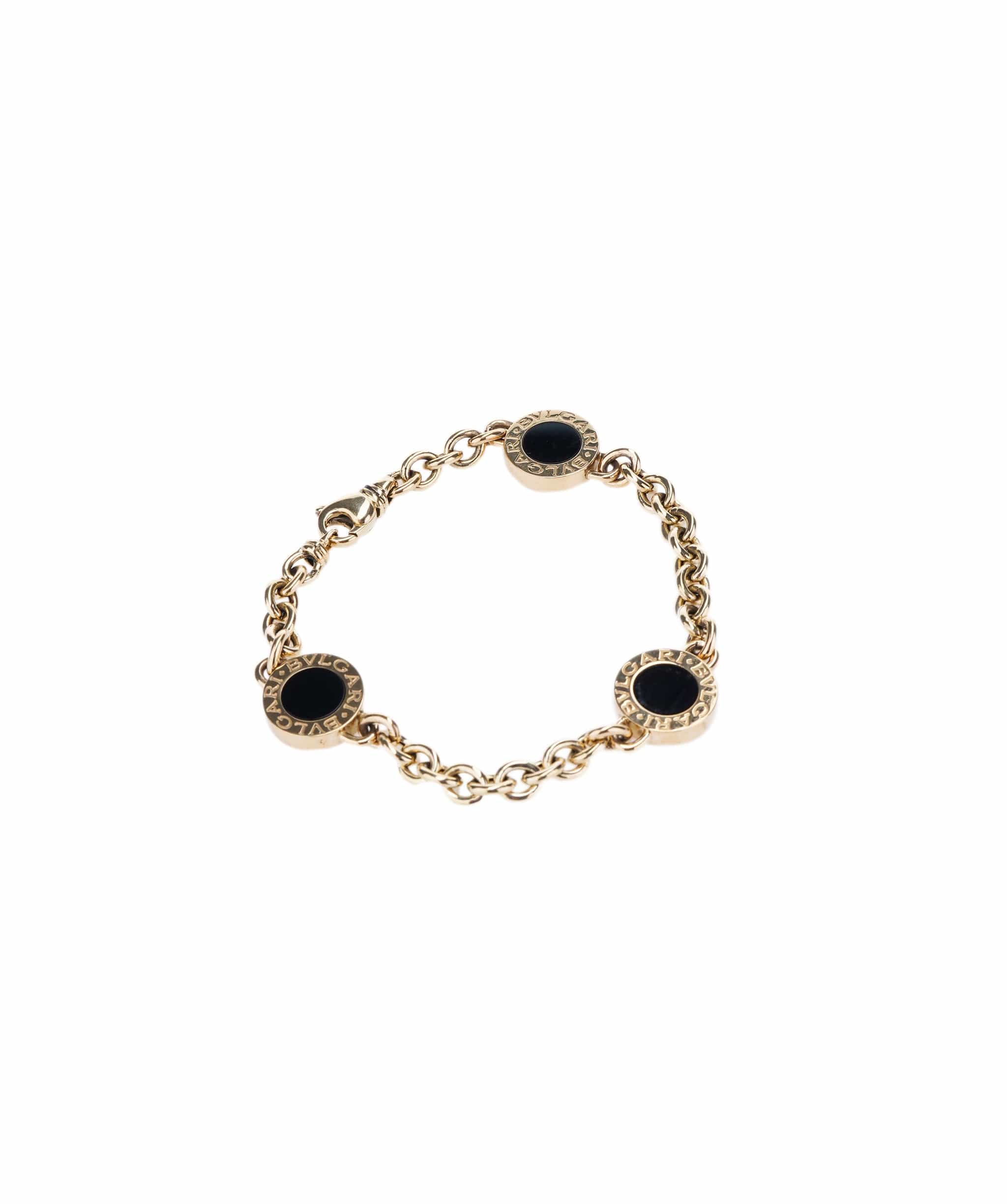 Bulgari Bulgari YG Onyx Bracelet ASC5616