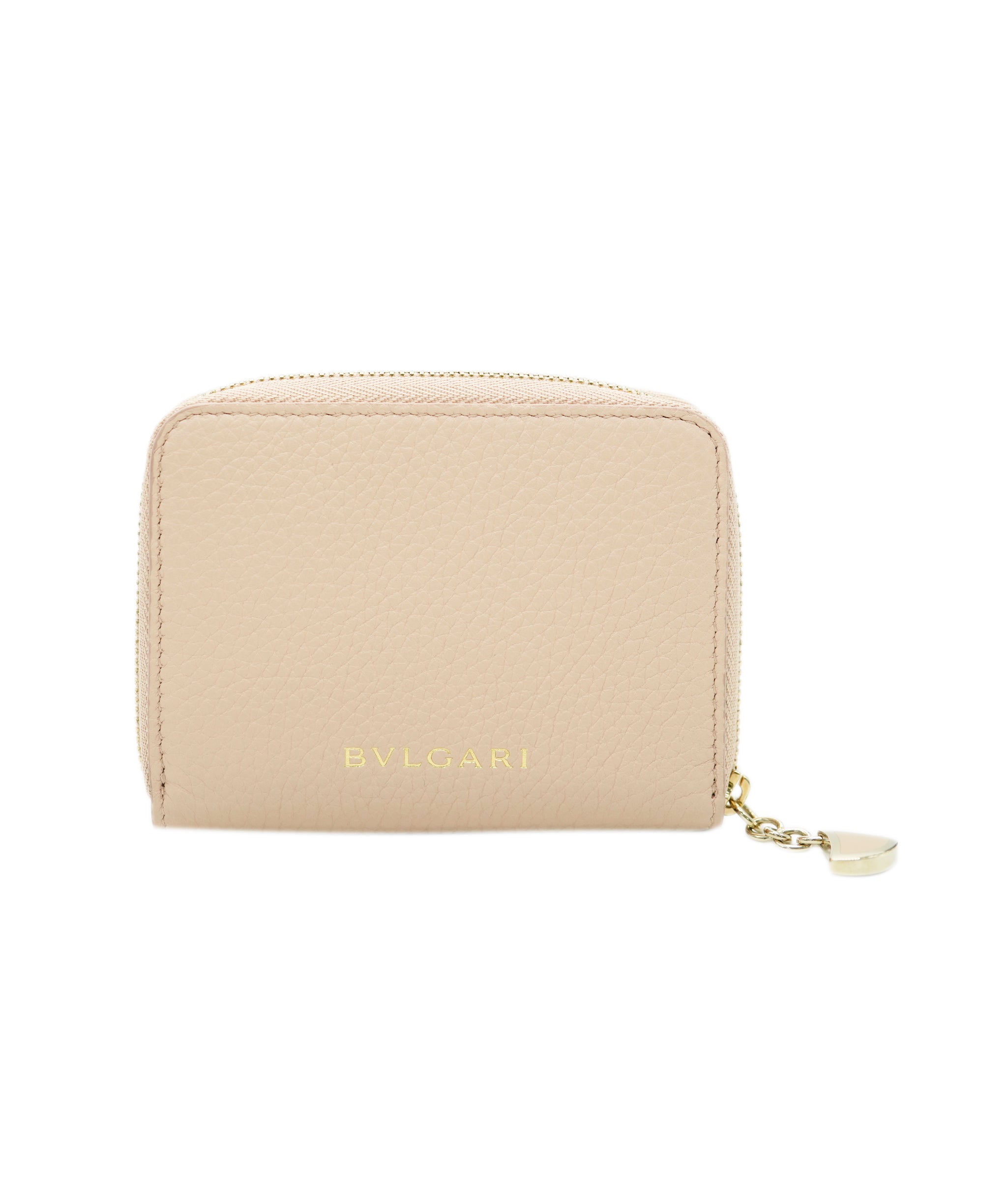 Bulgari Bvlgari Light Pink Zip Compact Wallet  ALC1627