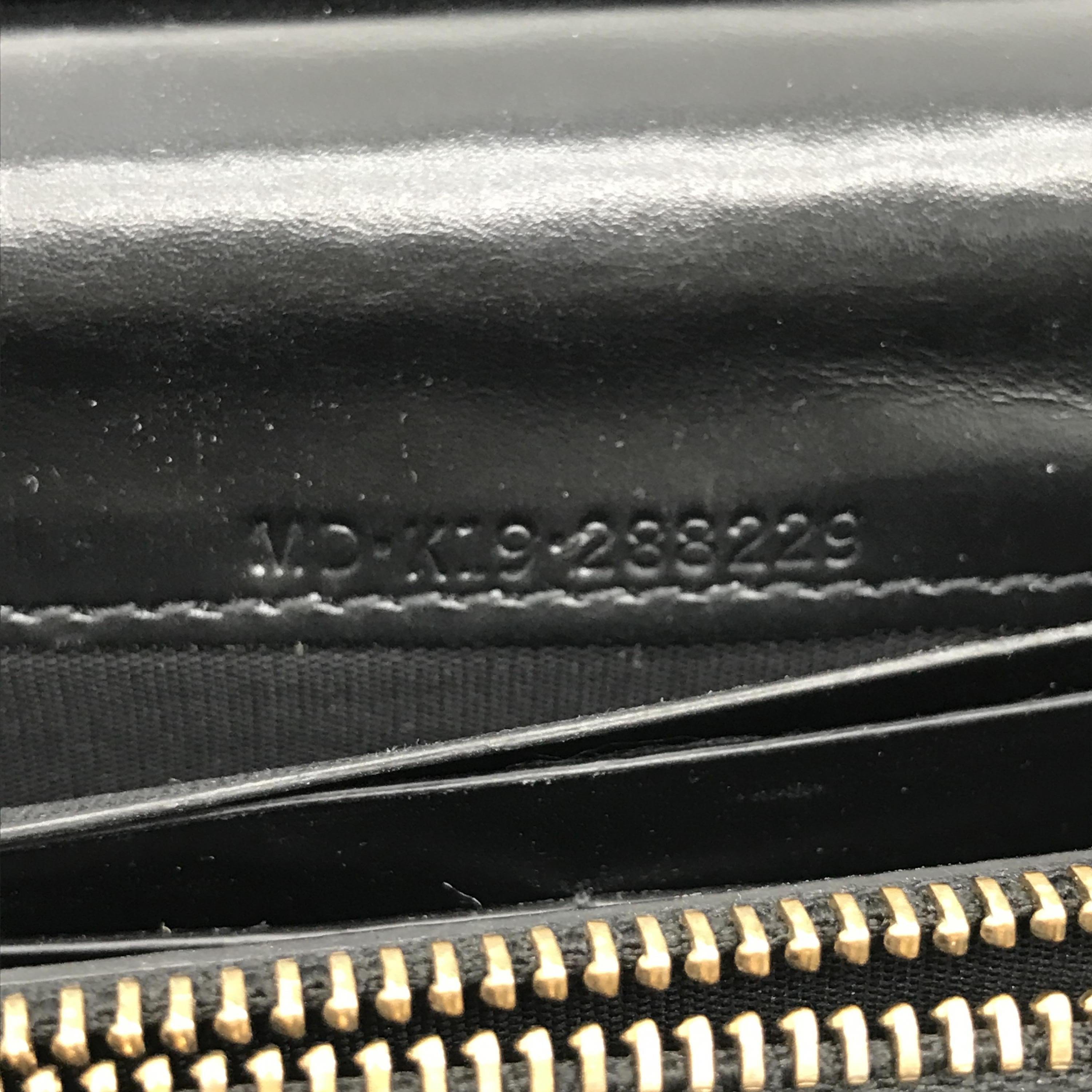 Bulgari Bulgari Black leather long wallet for men ALC3211