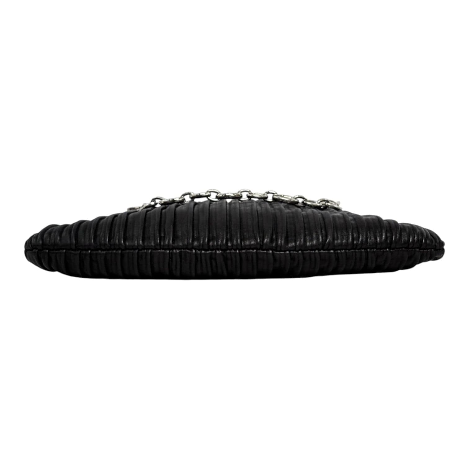 Bulgari Bvlgari Black Leather Chain Bag