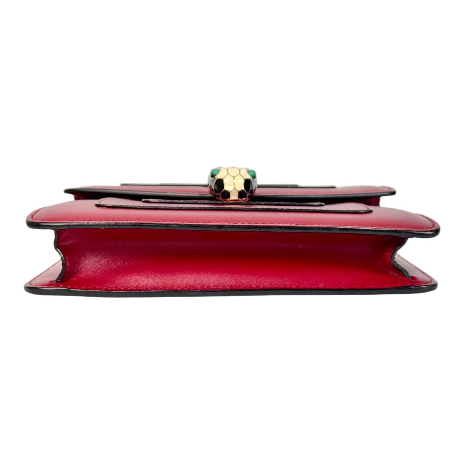 Bulgari Bvlgari Red Mini Serpenti Chain Bag