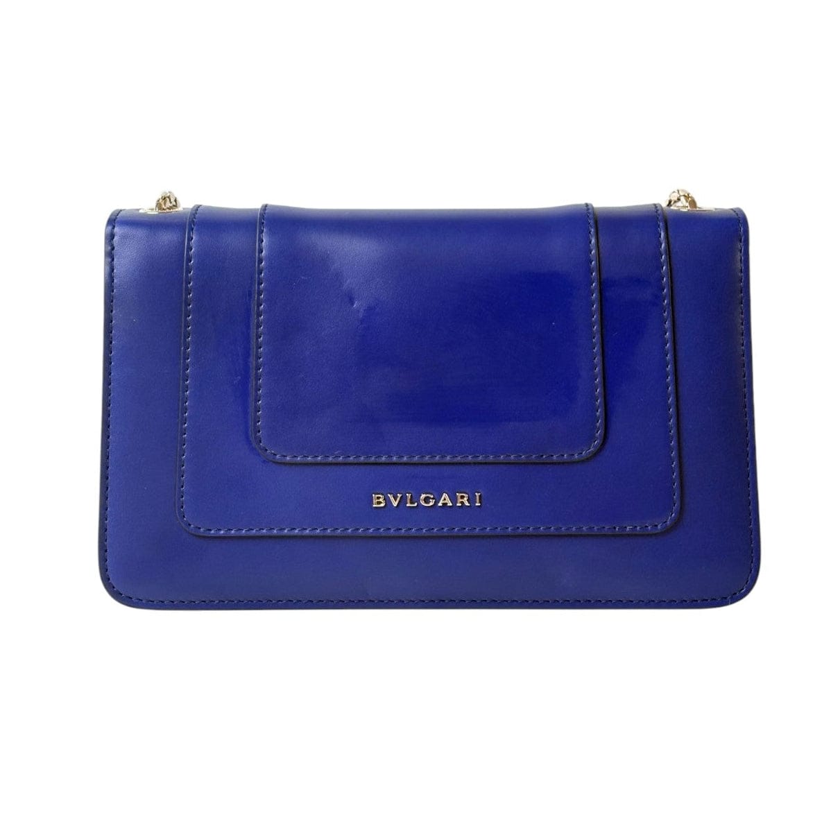 Bulgari Bvlgari Serpenti Bag Cross Body Small Blue Calfskin