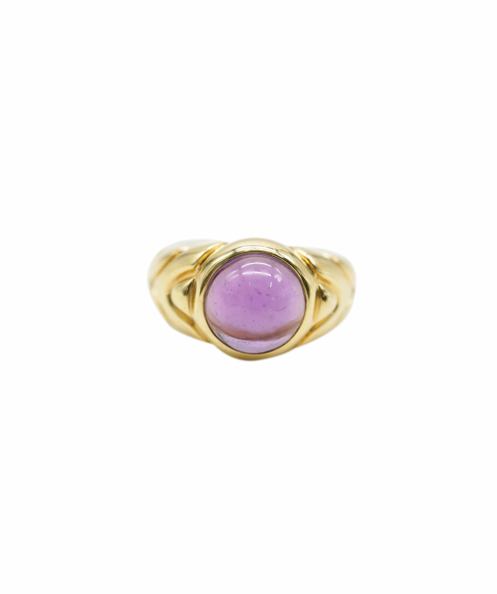 Bulgari Bulgari Amethyst Ring 52  - AJC0666