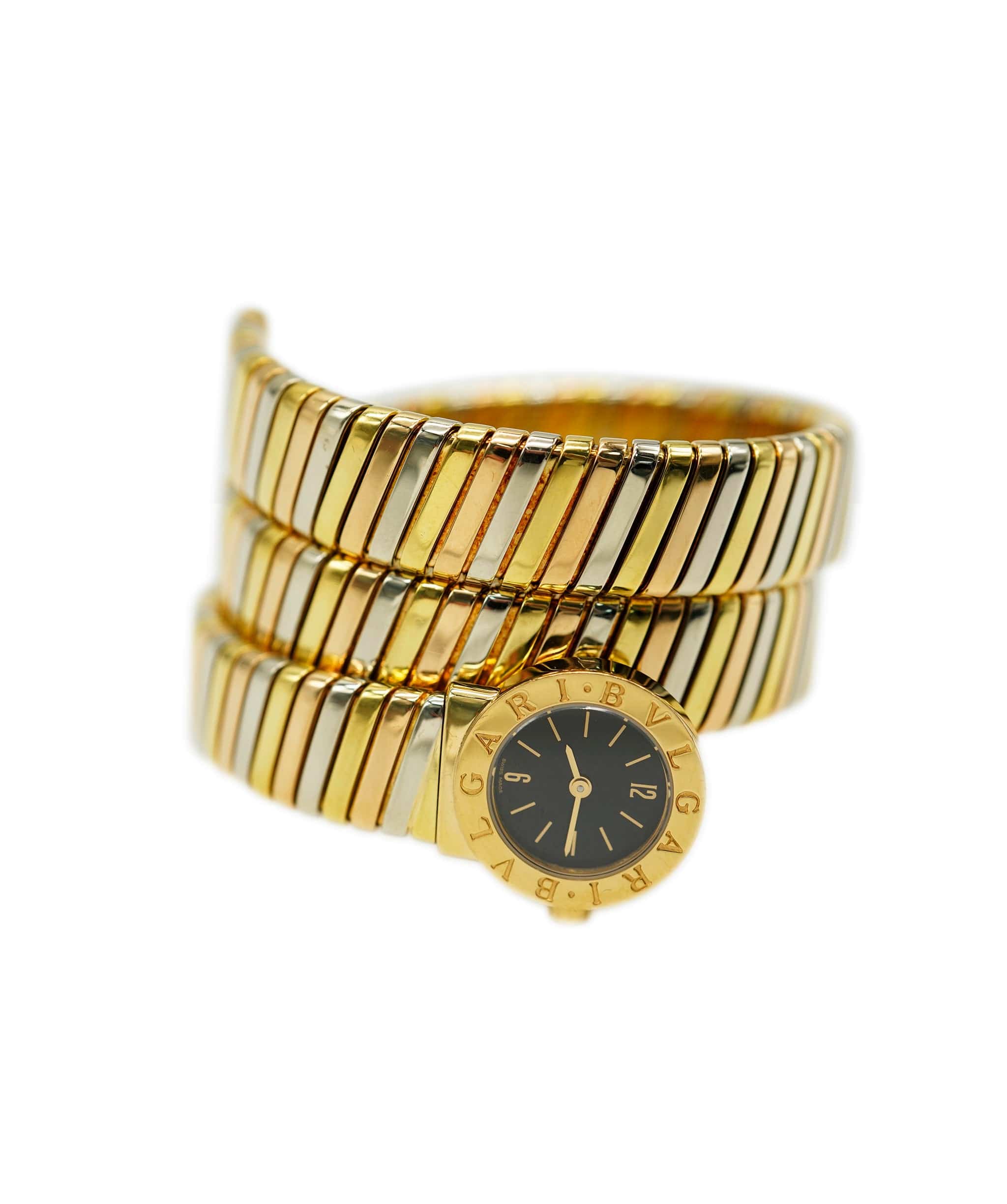 Bulgari Bulgari Bulgari Tri-coloured gold Serpenti Tubogas bracelet wrap watch AVCSC1386