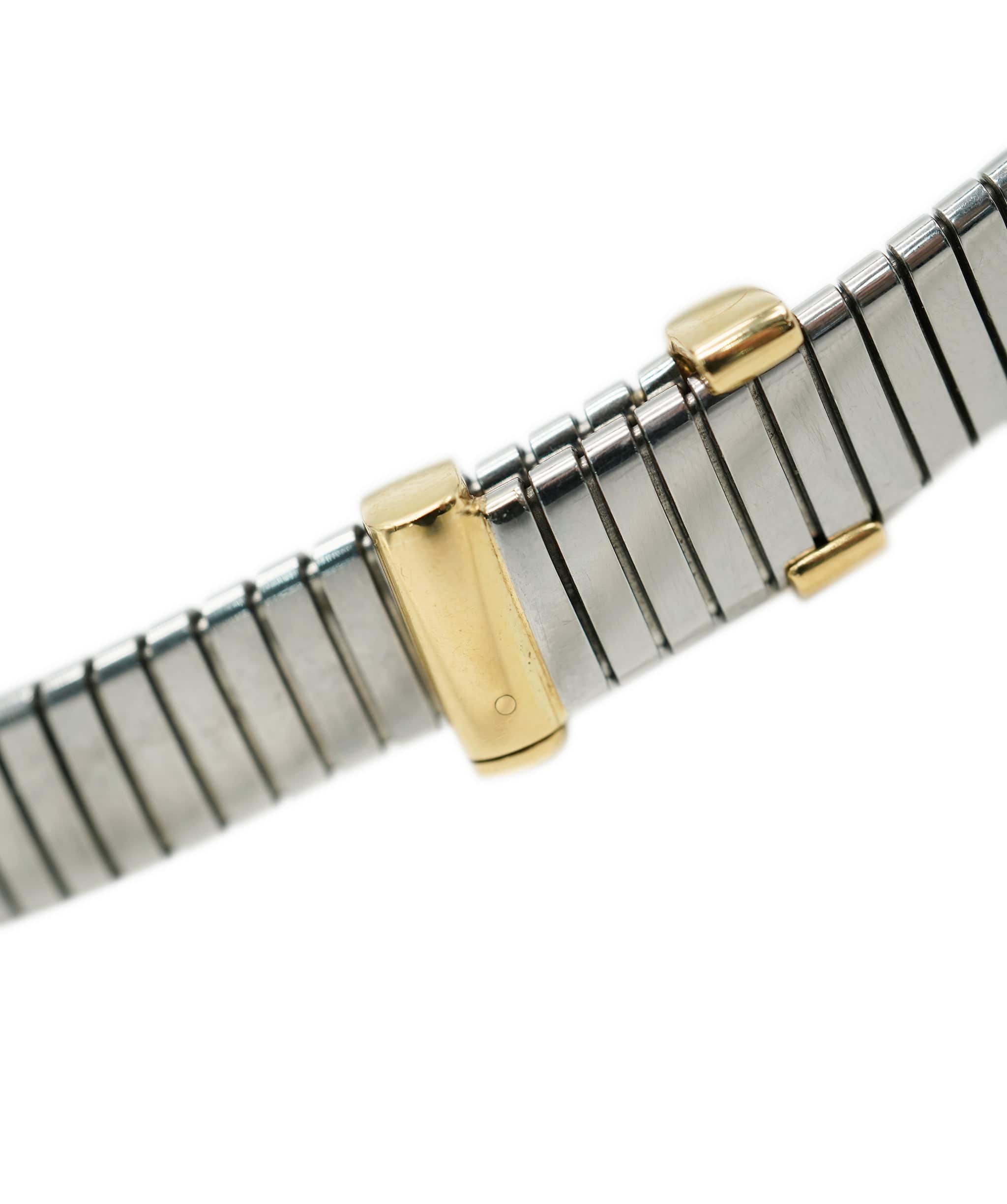 Bulgari Bulgari Stainless steel Yellow gold gem-set choker AHC1990