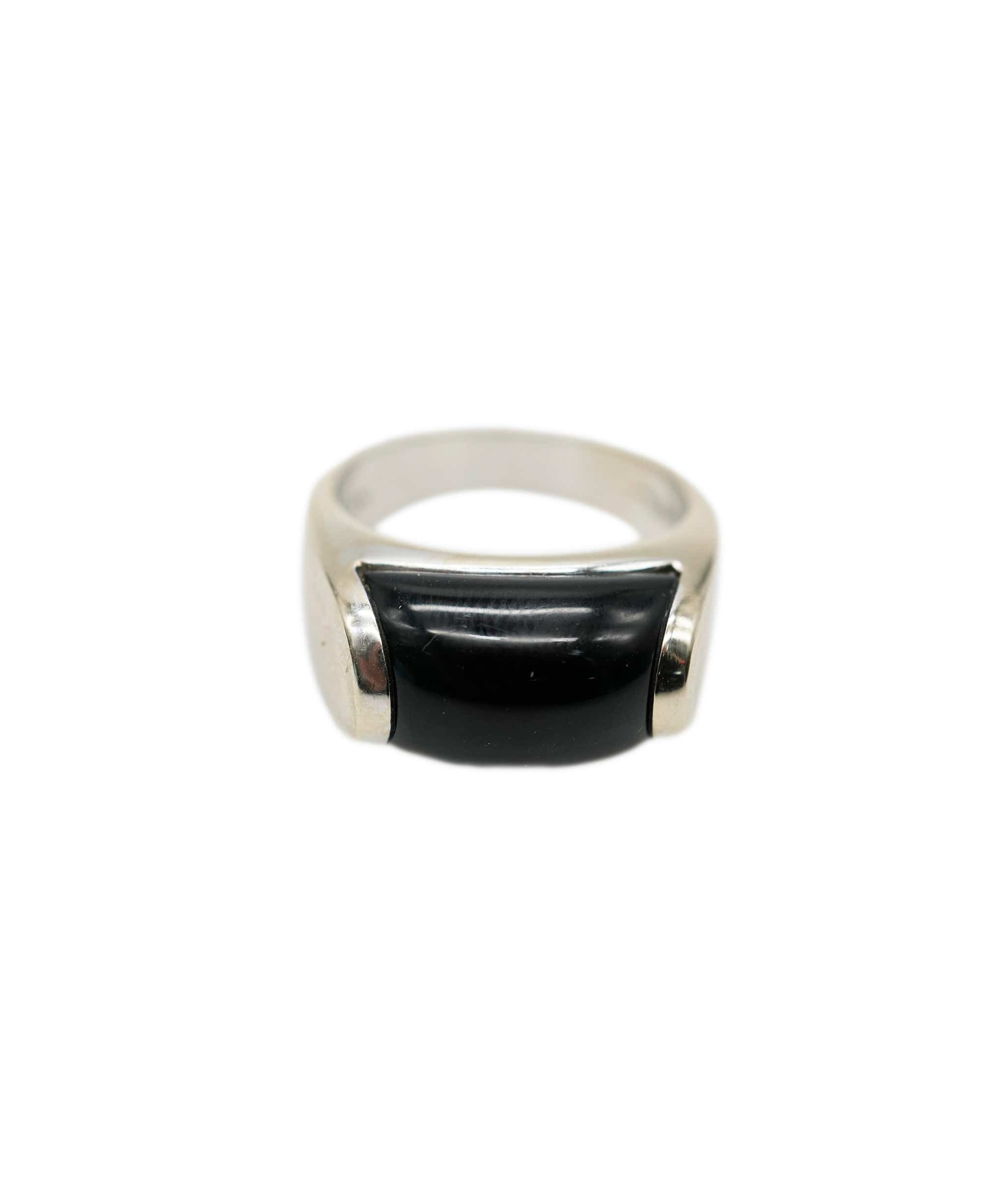 Bulgari Bulgari Tronchetto Onyx & White Gold Ring  ASL10288