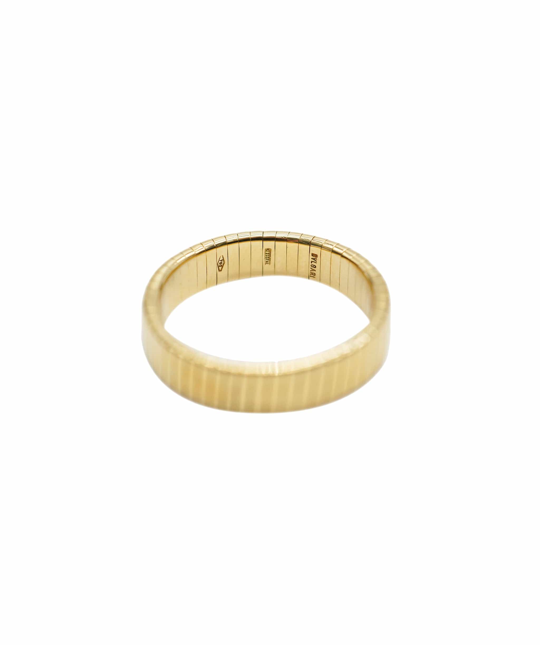 Bulgari Bulgari Vintage Tubogas Yellow Gold Ring ASL10337