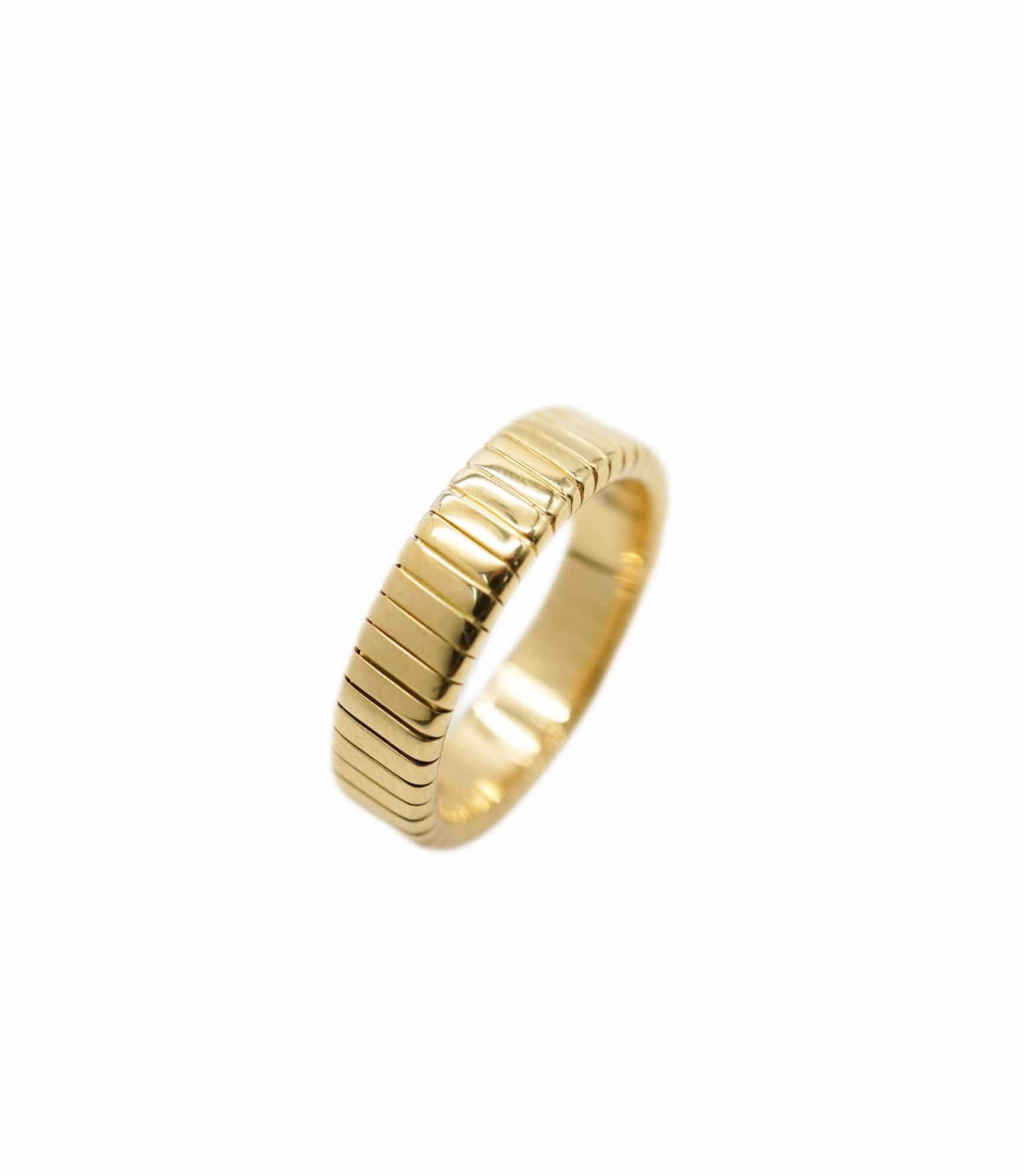 Bulgari Bulgari yellow gold Tubogas Ring ASL10339