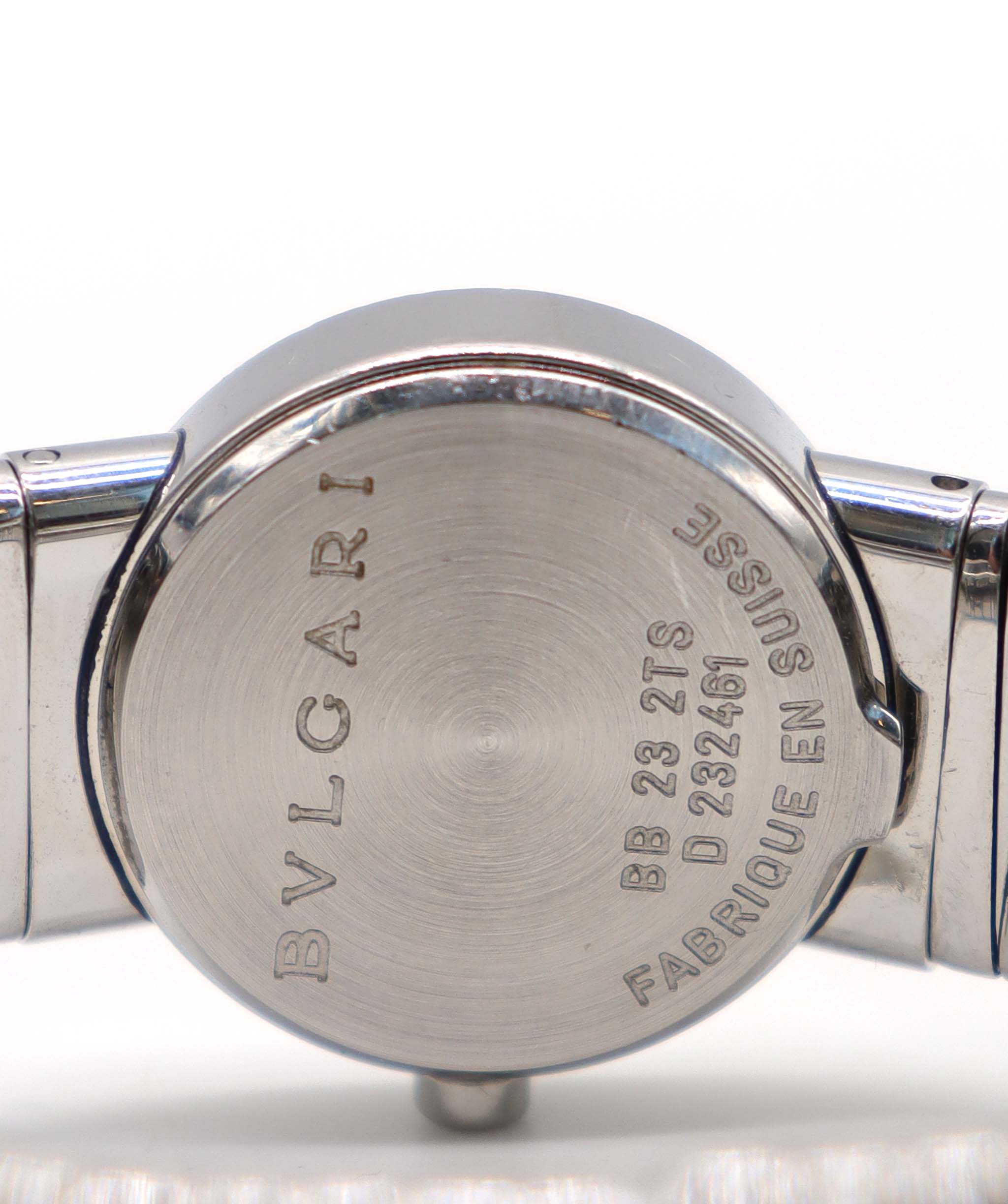 Bulgari BVLGARI Bulgari Bulgari Tubogas BB232TS Women's Watch Date Black Quartz Watch BVLGARI BVLGARI 90320128 DXBS6393