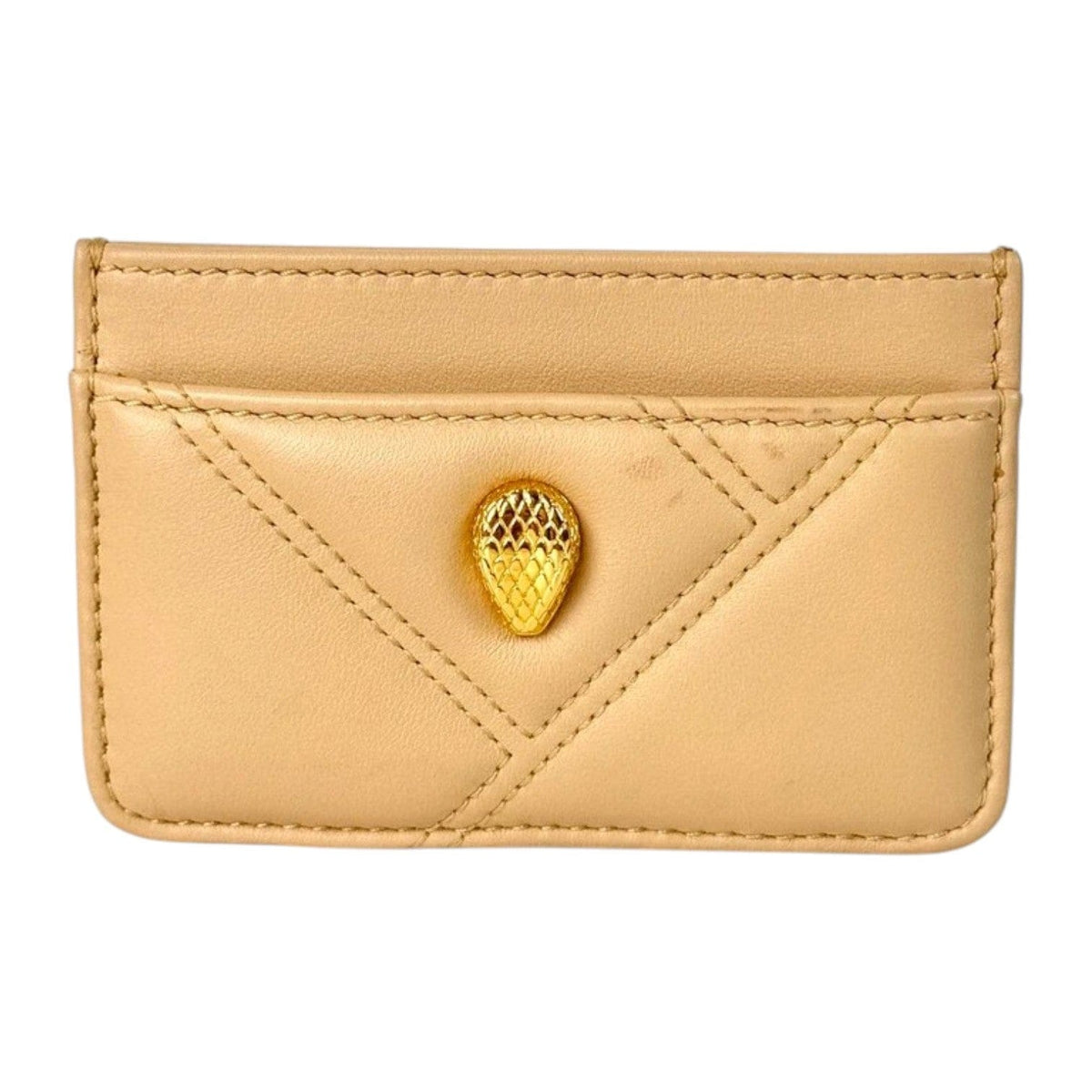 Bulgari Bvlgari Cream Serpenti Card Wallet