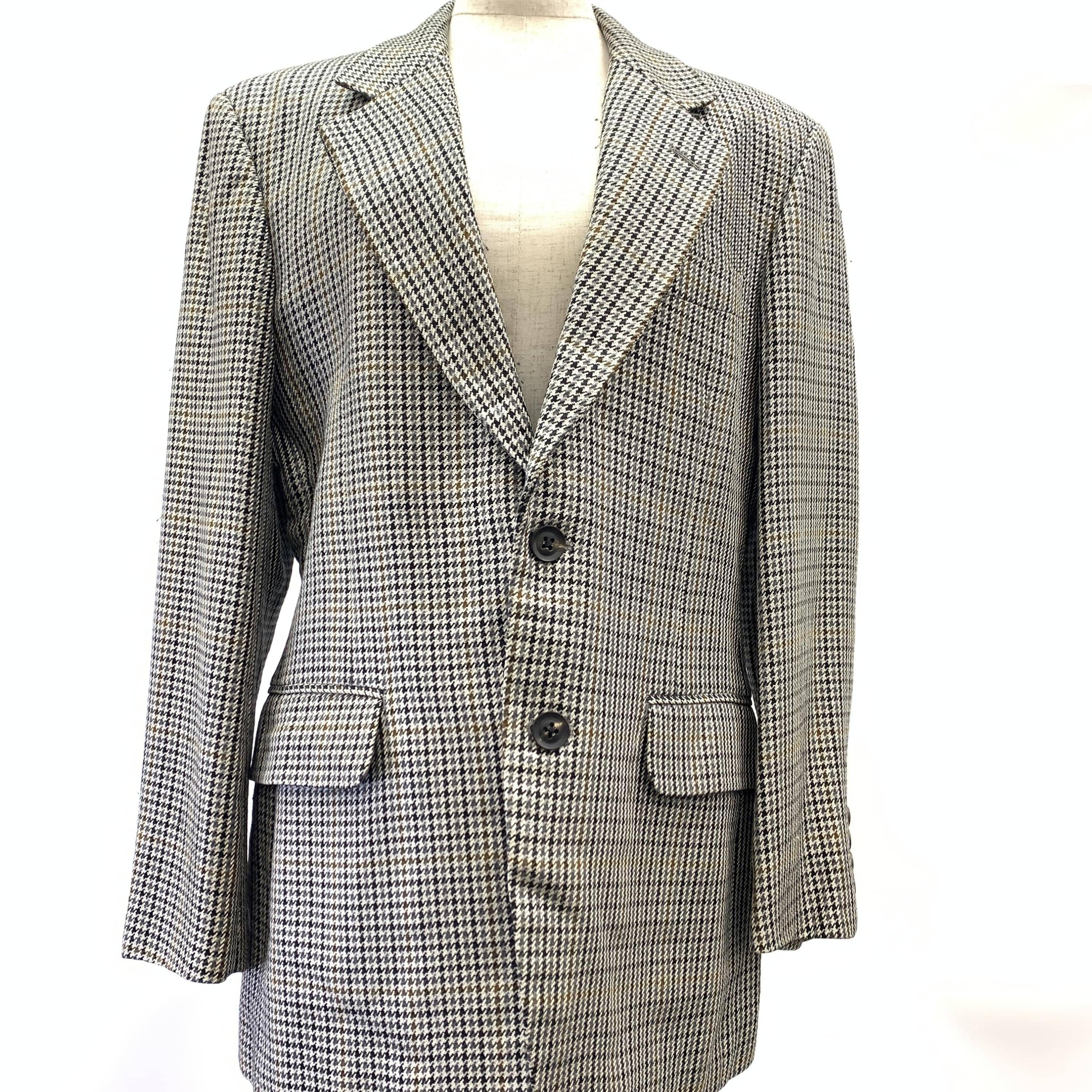 Burberry Burberry Houndstooth Wool Sport Coat C315984