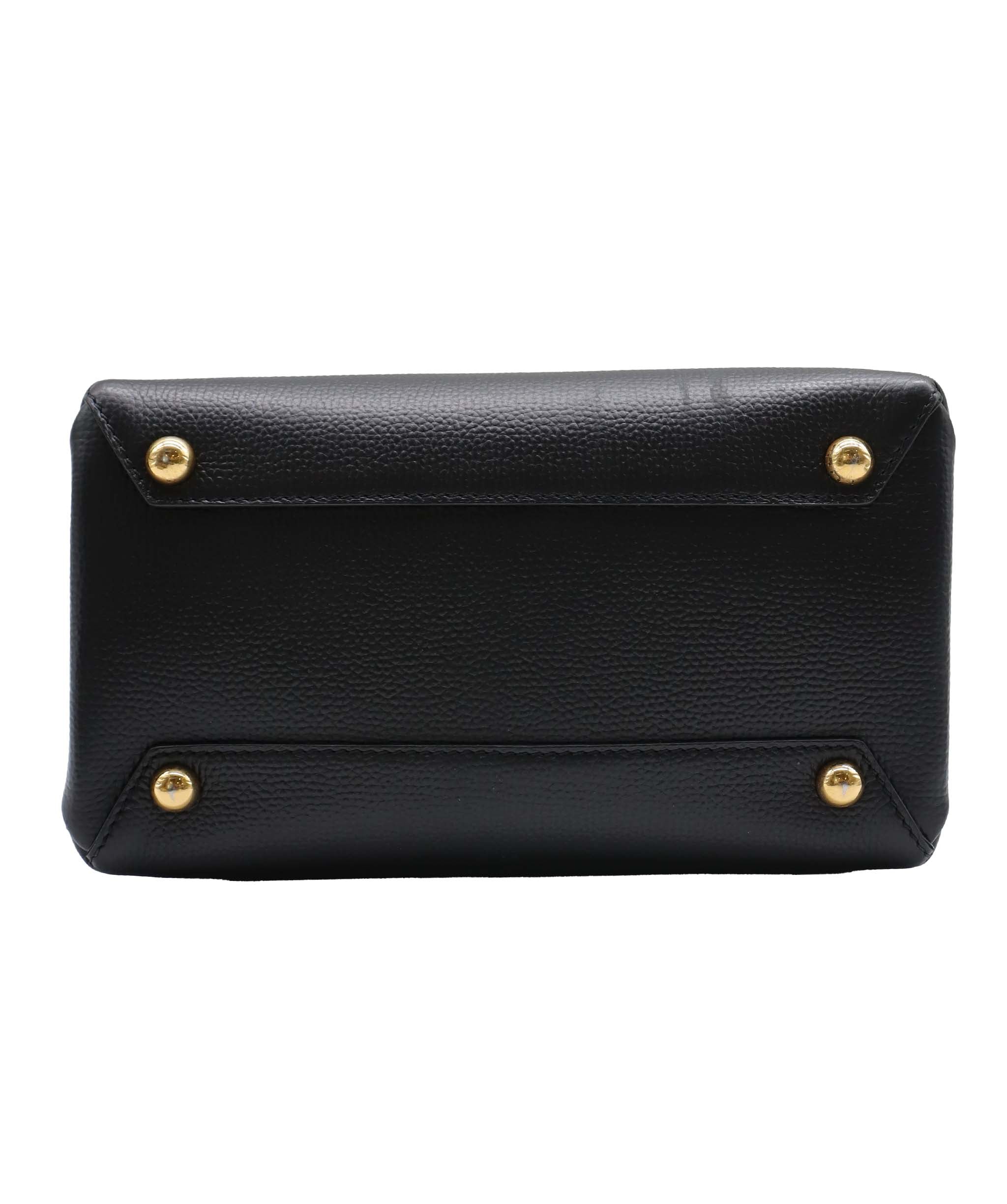 Burberry Burberry Black Leather Tote Bag GHW  AGC3022