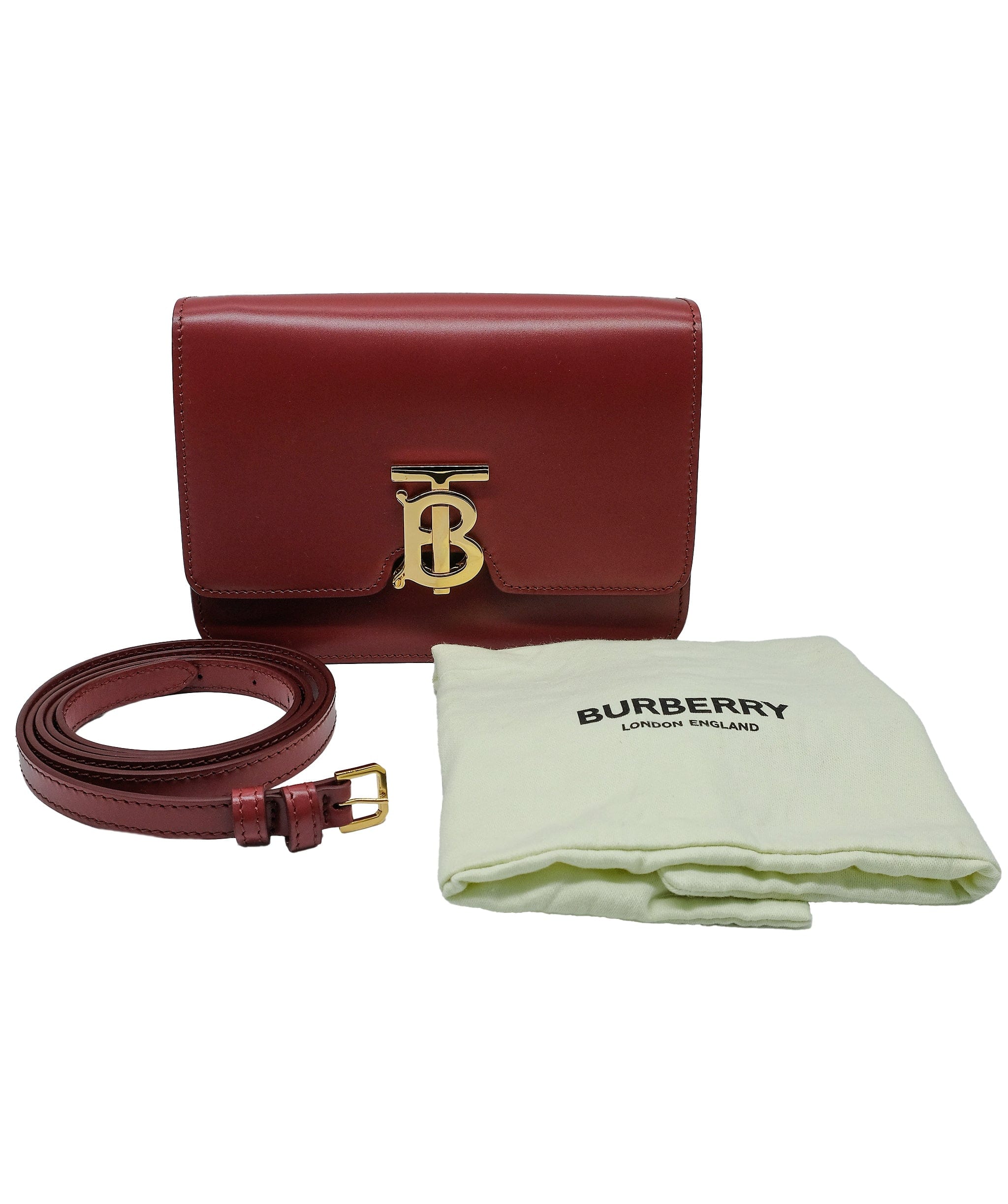 Burberry Burberry Leather TB Shoulder Bag RJC3735