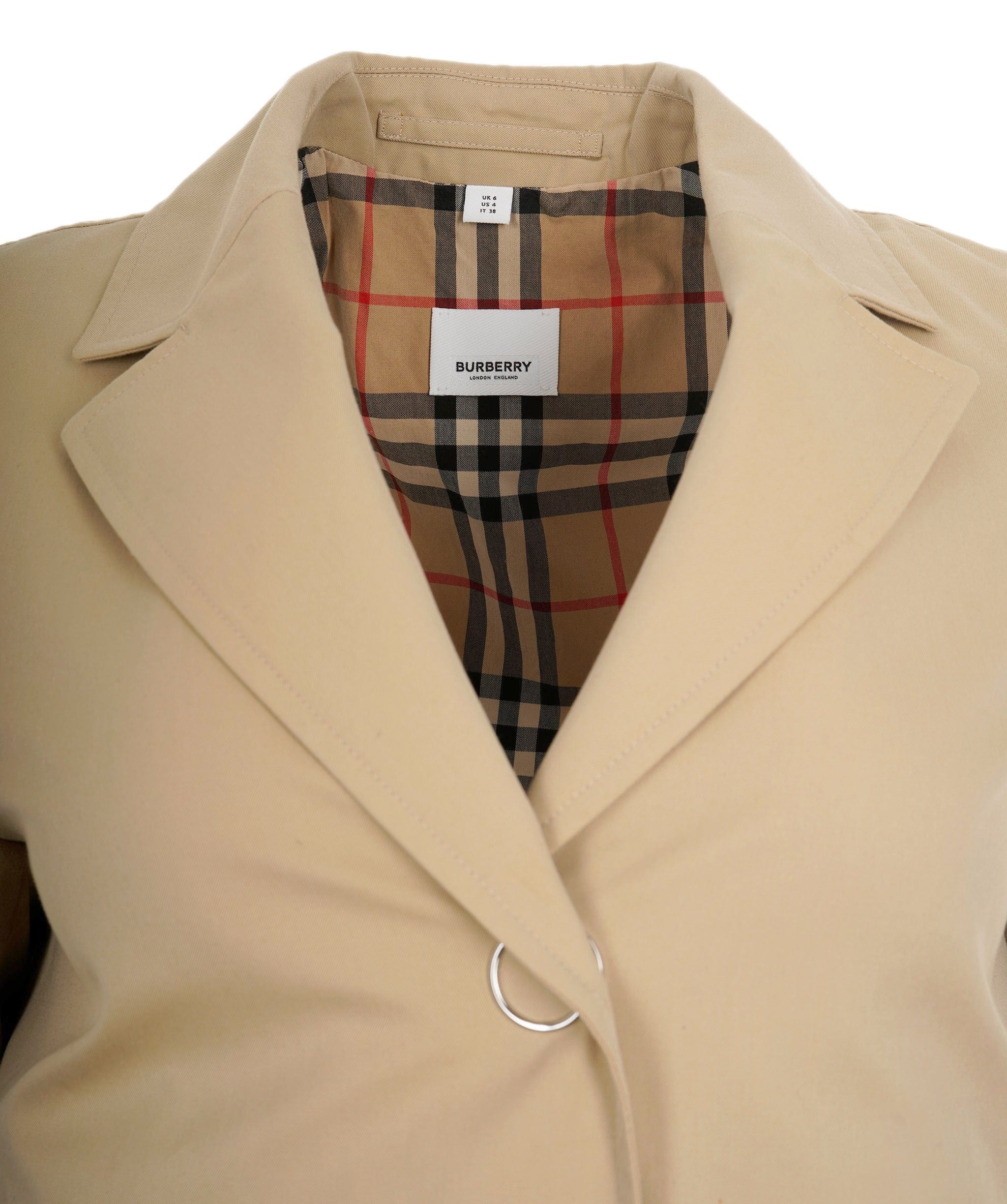 Burberry Burberry Single Breasted Coat Size UK 6 ALC0922