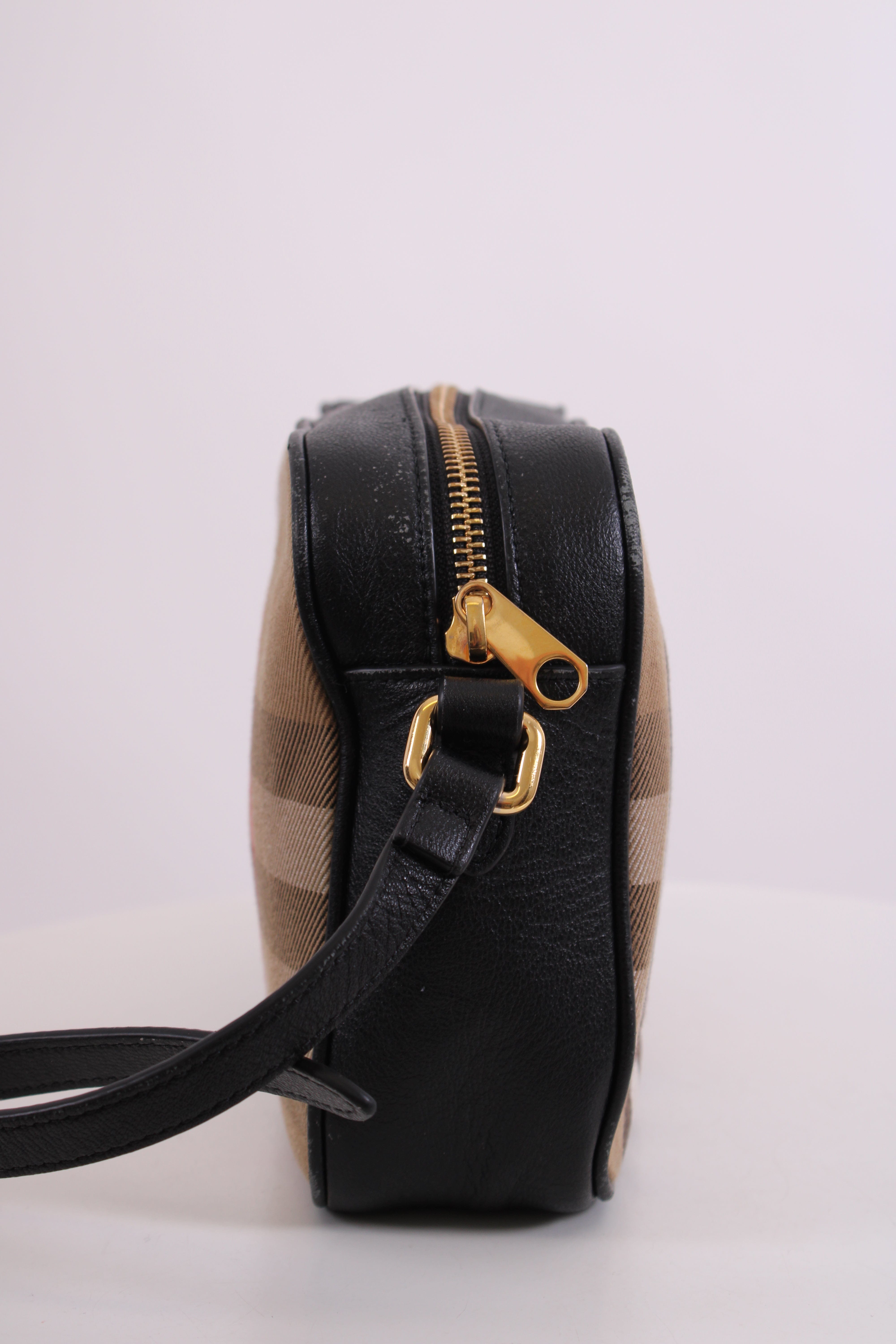 Burberry Burberry Check Camera Crossbody Bag