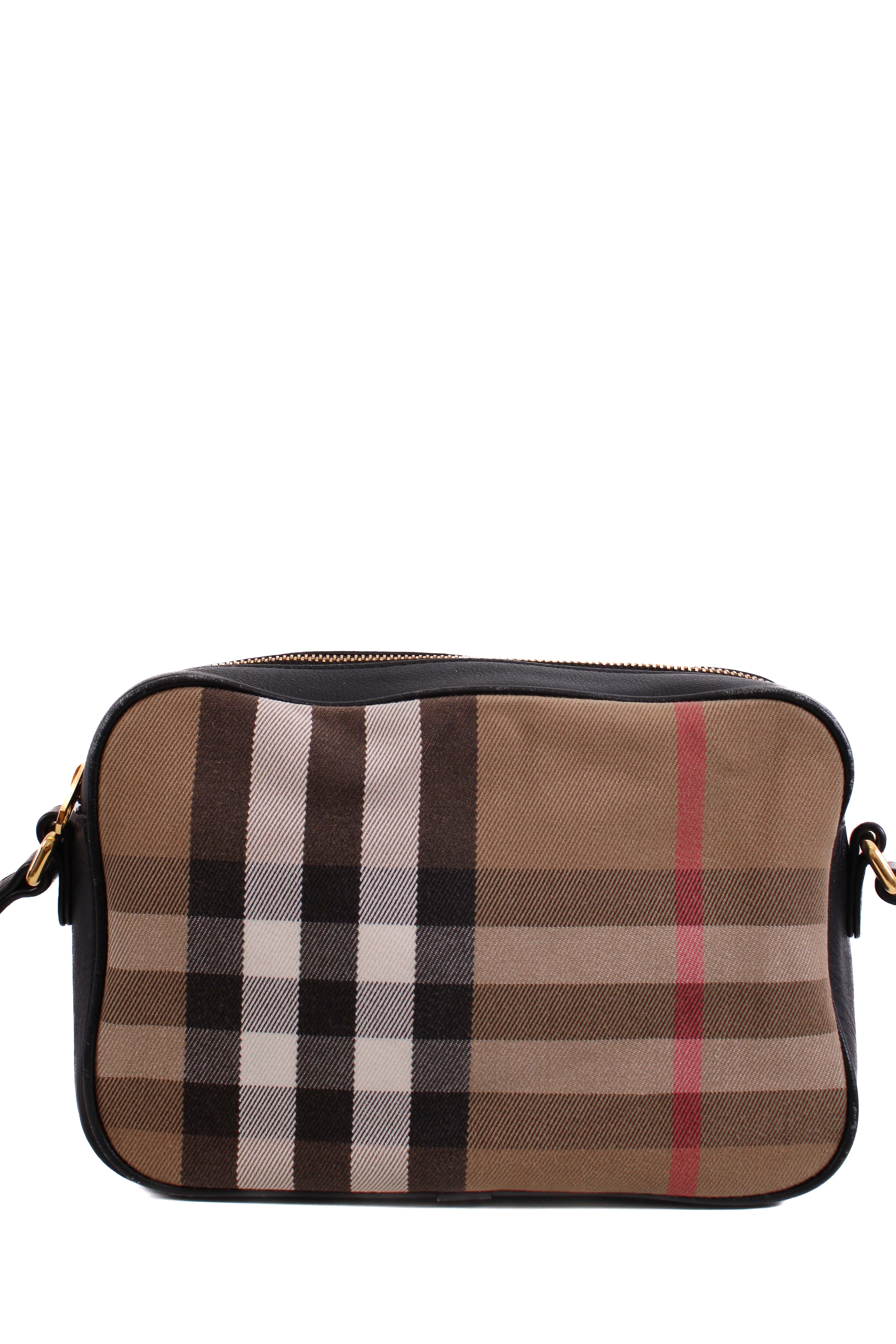 Burberry Burberry Check Camera Crossbody Bag