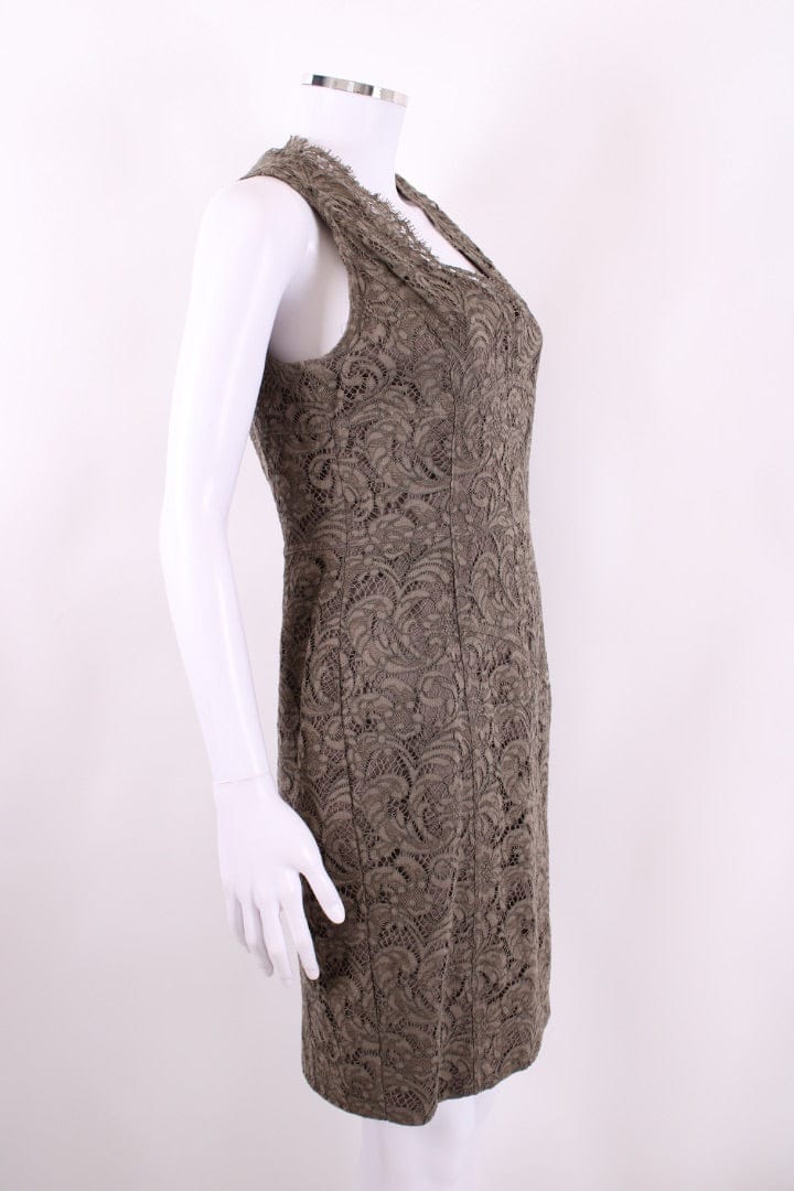 Burberry Burberry S/S Lace Dress Khaki 10