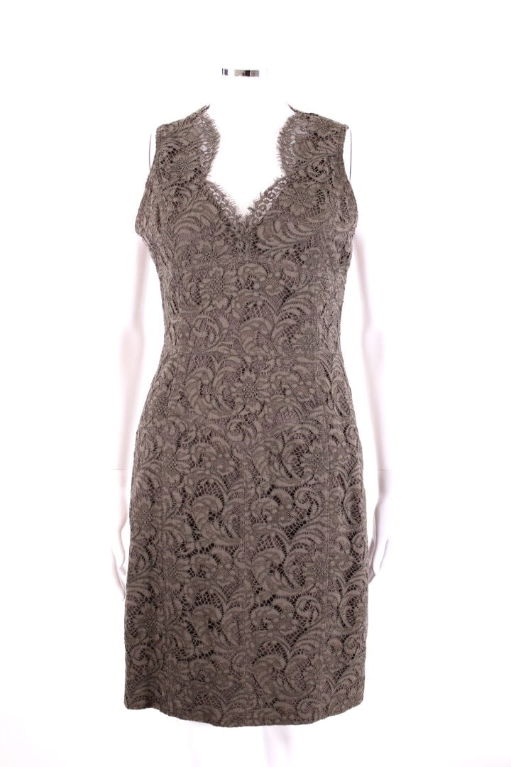 Burberry Burberry S/S Lace Dress Khaki 10