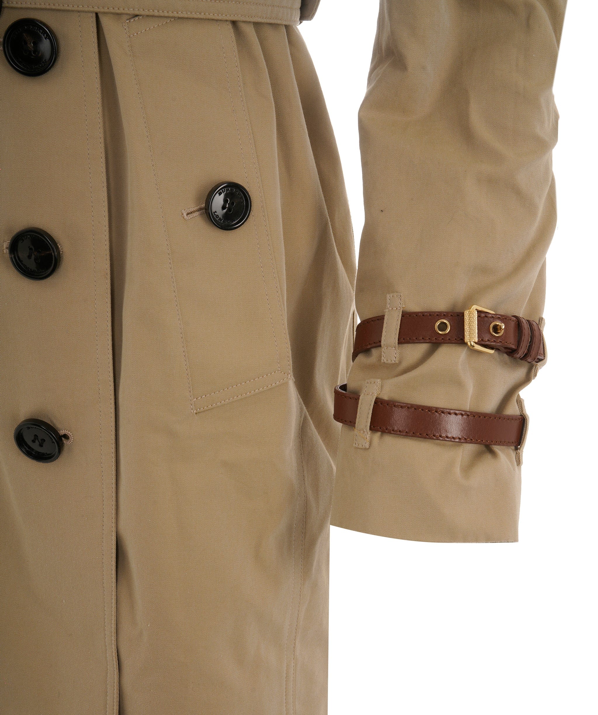 Burberry Burberry Leather Belt Trench Coat  ALC2649