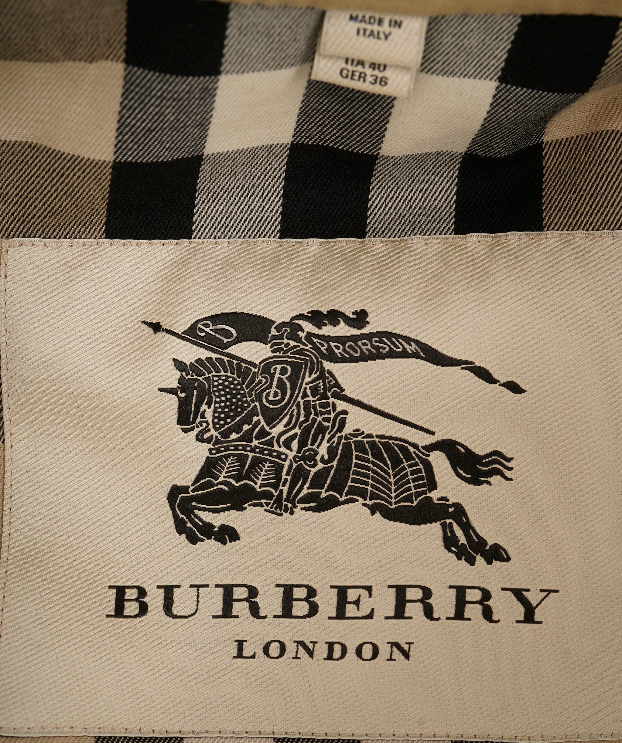Burberry Burberry Leather Belt Trench Coat  ALC2649