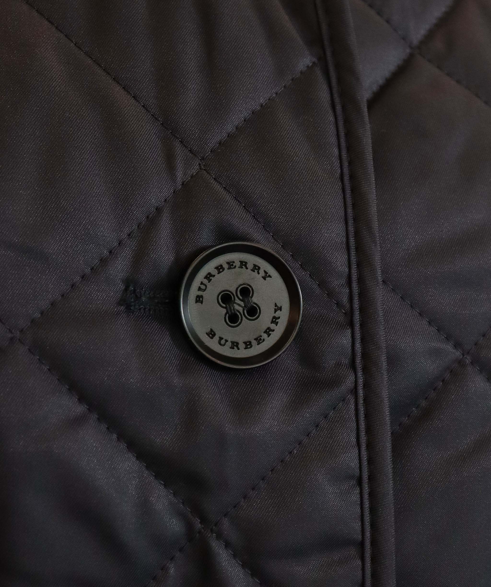 Burberry Burberry Quilted Navy Barbour Jacket With Tags  AGC3020