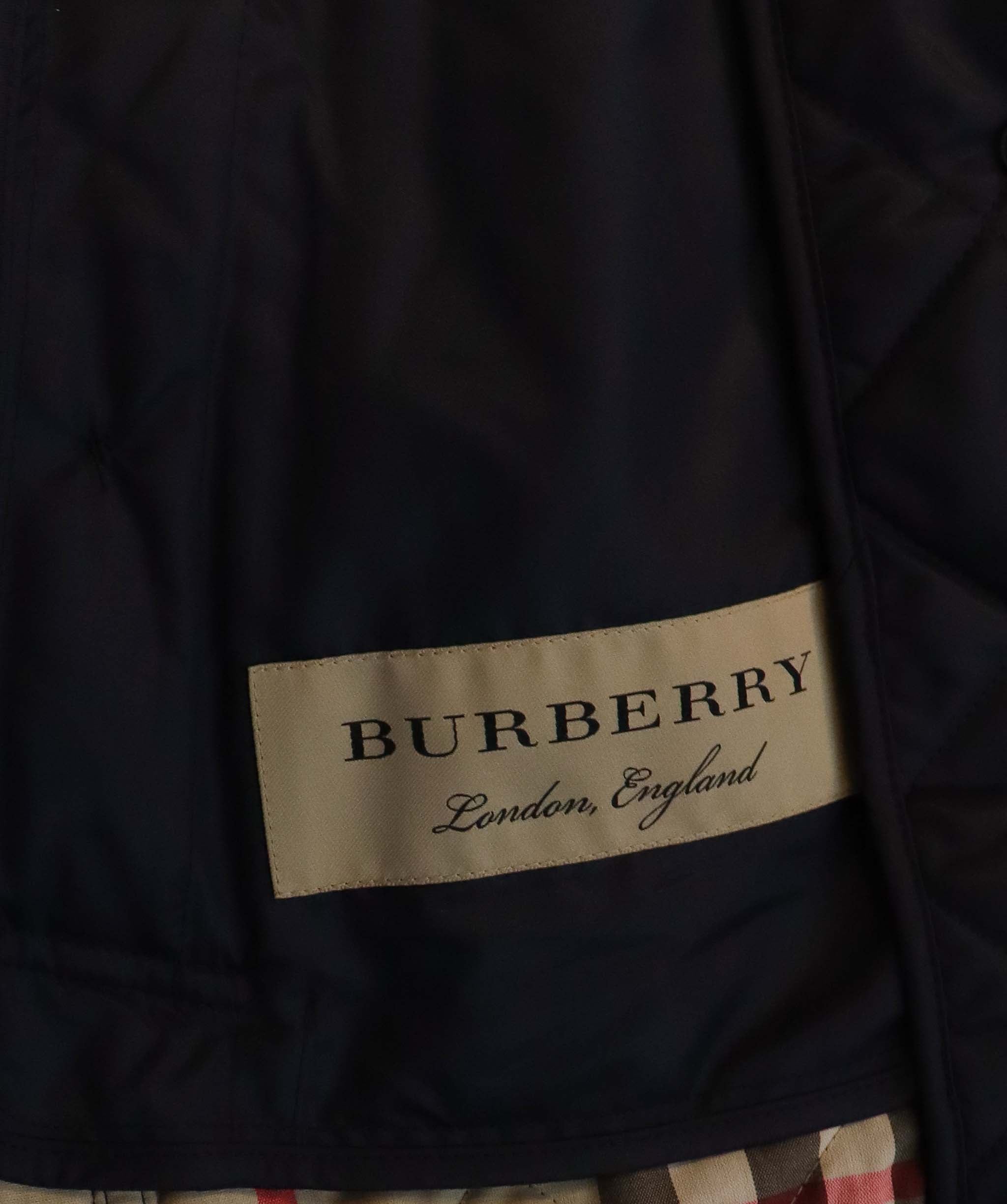 Burberry Burberry Quilted Navy Barbour Jacket With Tags  AGC3020