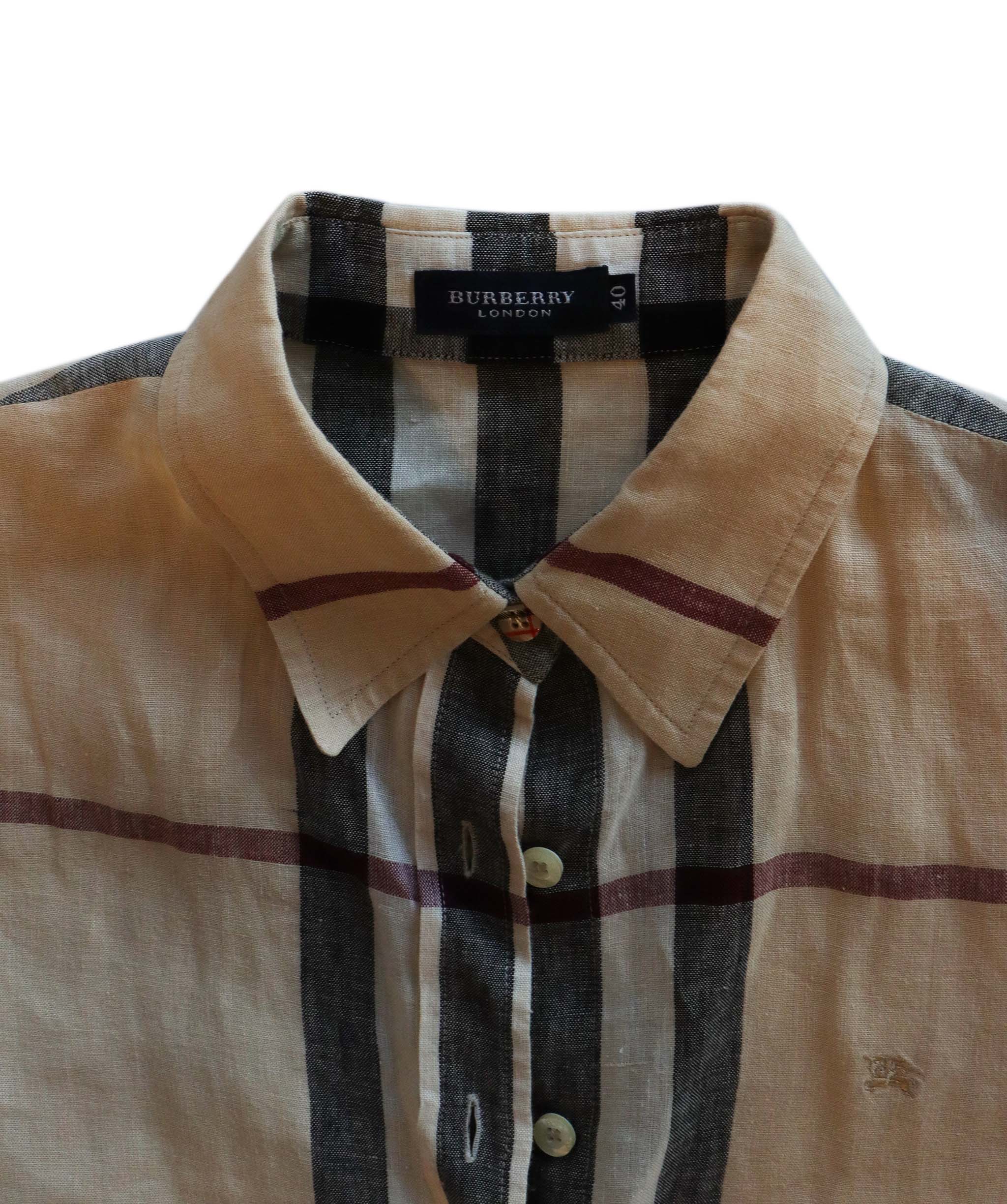 Burberry Burberry shirt and skirt linen set AGC1901