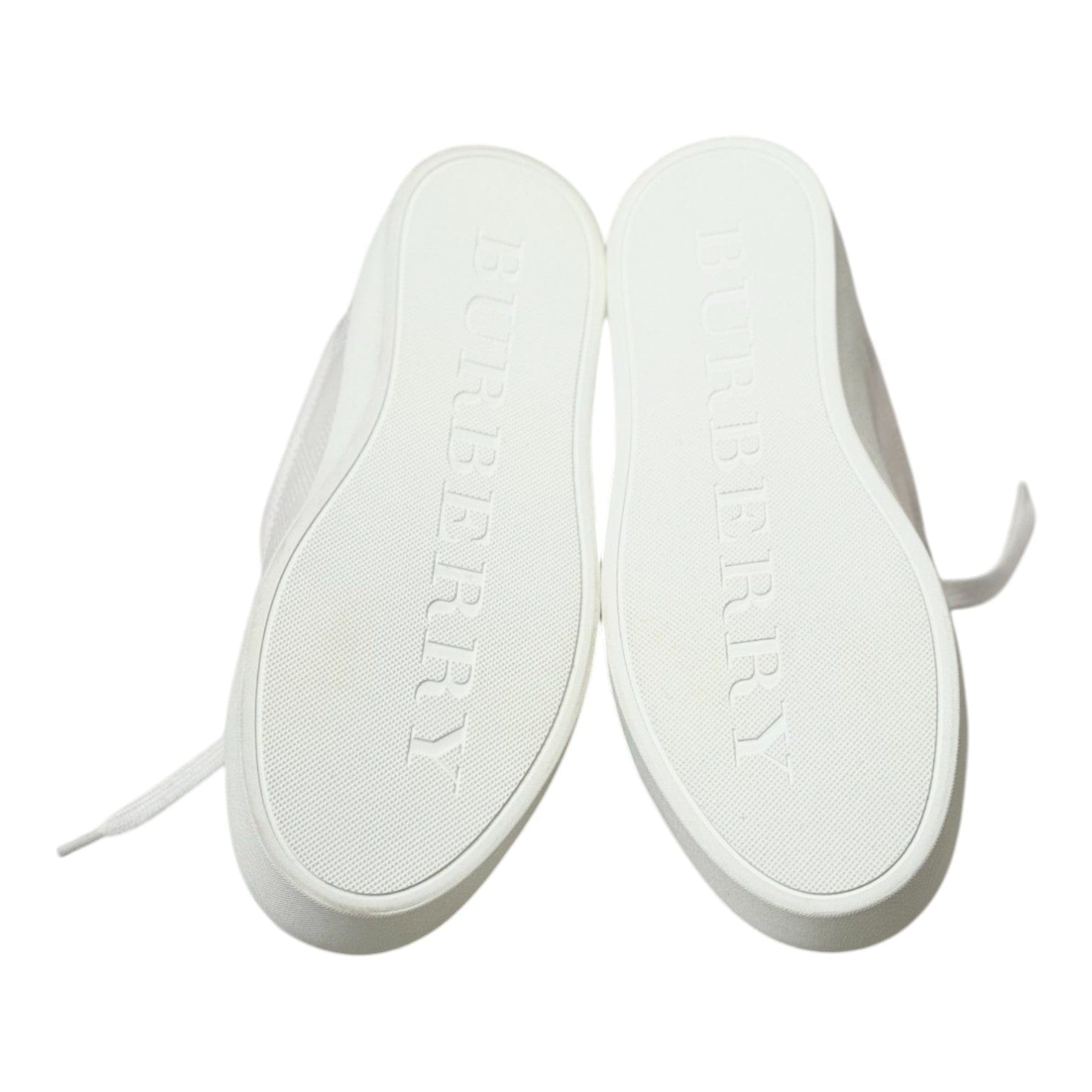 Burberry Burberry White Leather Sneaker Shoes #38